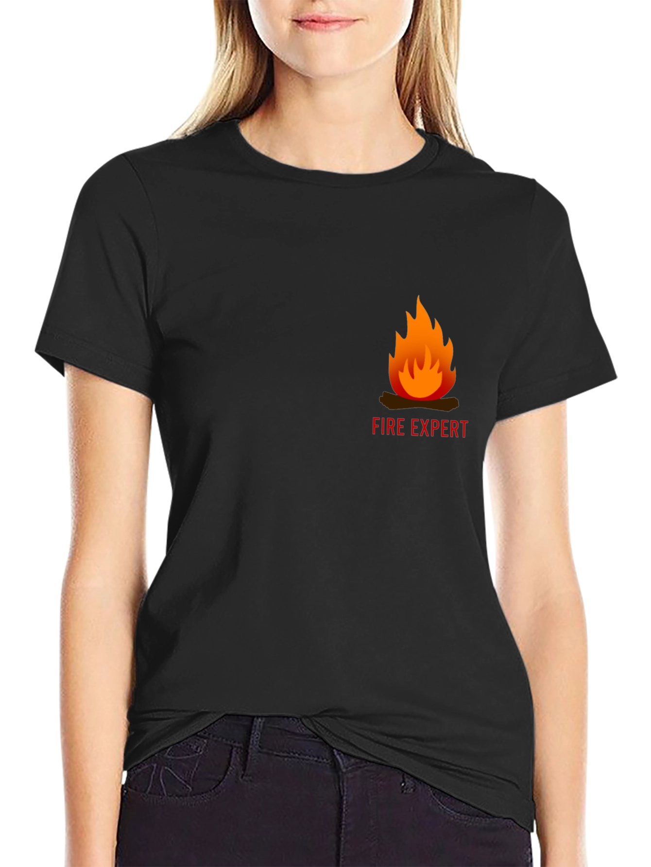 Fire Expert Black T-Shirt