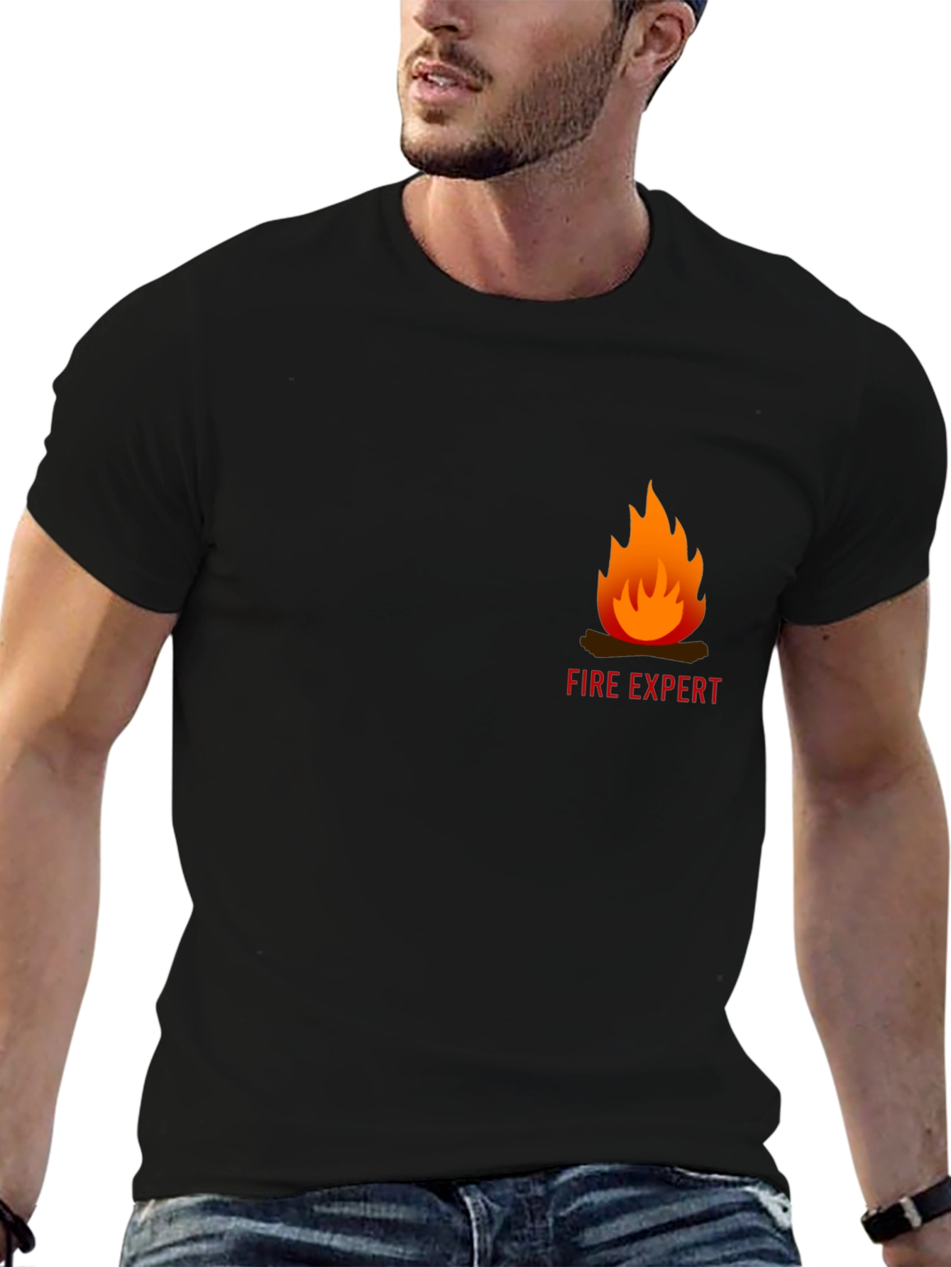 Fire Expert Black T-Shirt