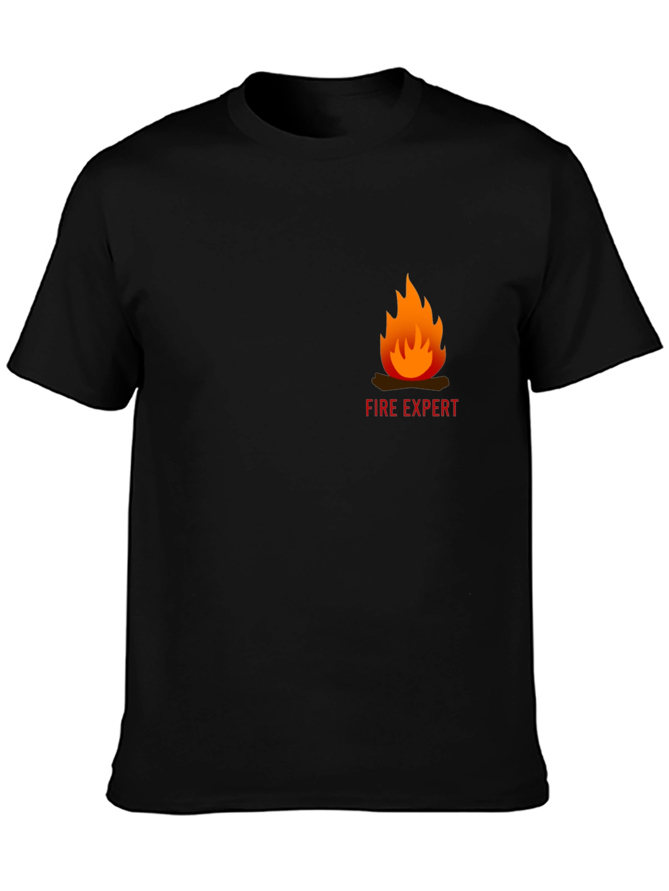 Fire Expert Black T-Shirt