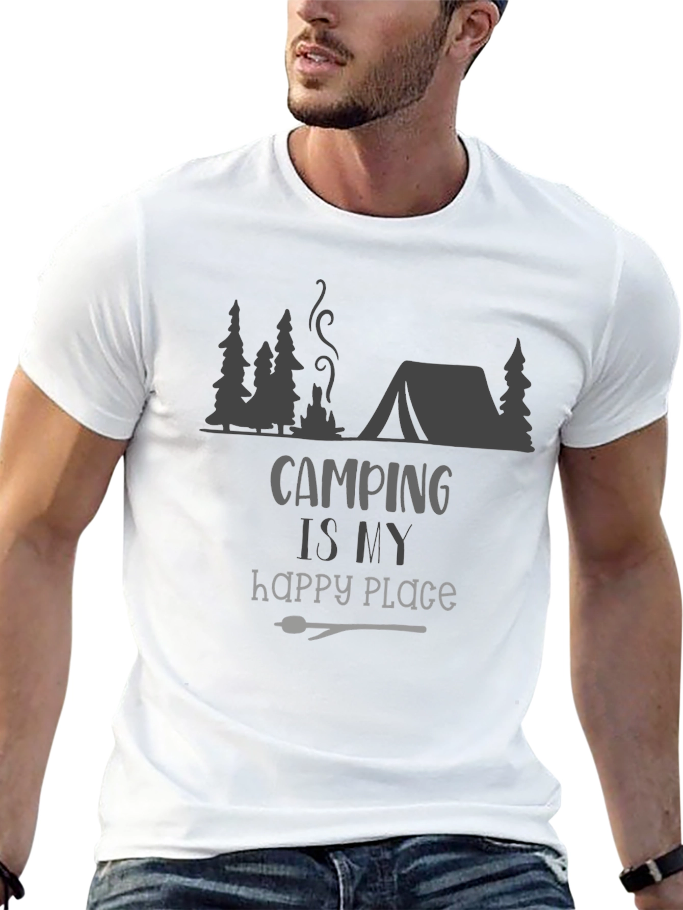 Camping is My Happy Place T-Shirt