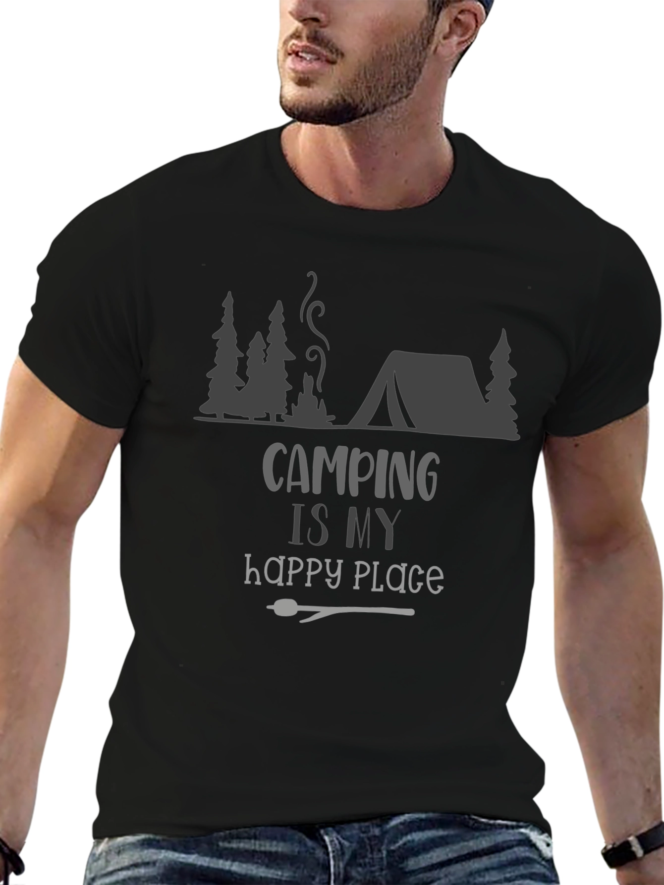 Camping is My Happy Place T-Shirt