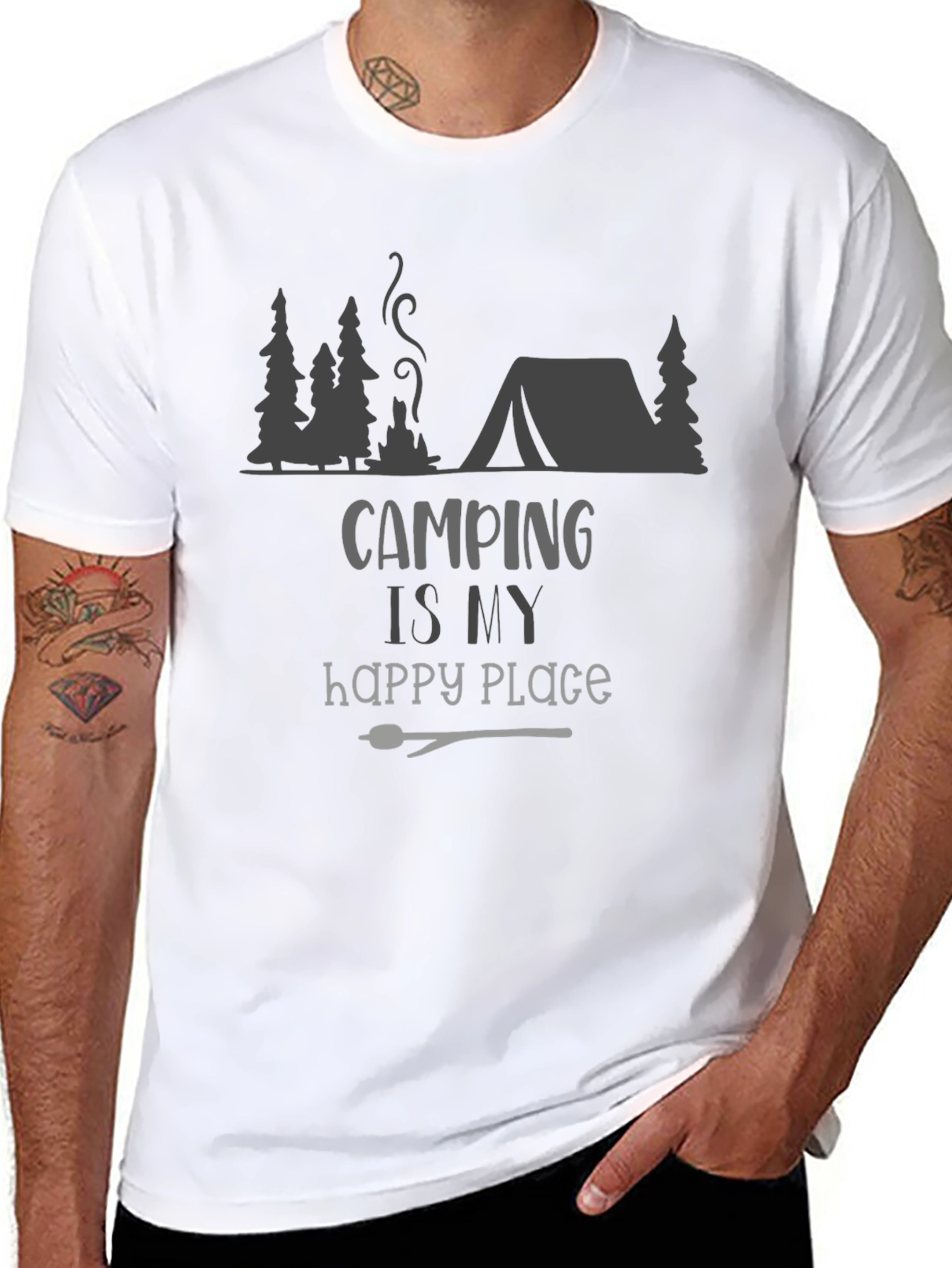 Camping is My Happy Place T-Shirt