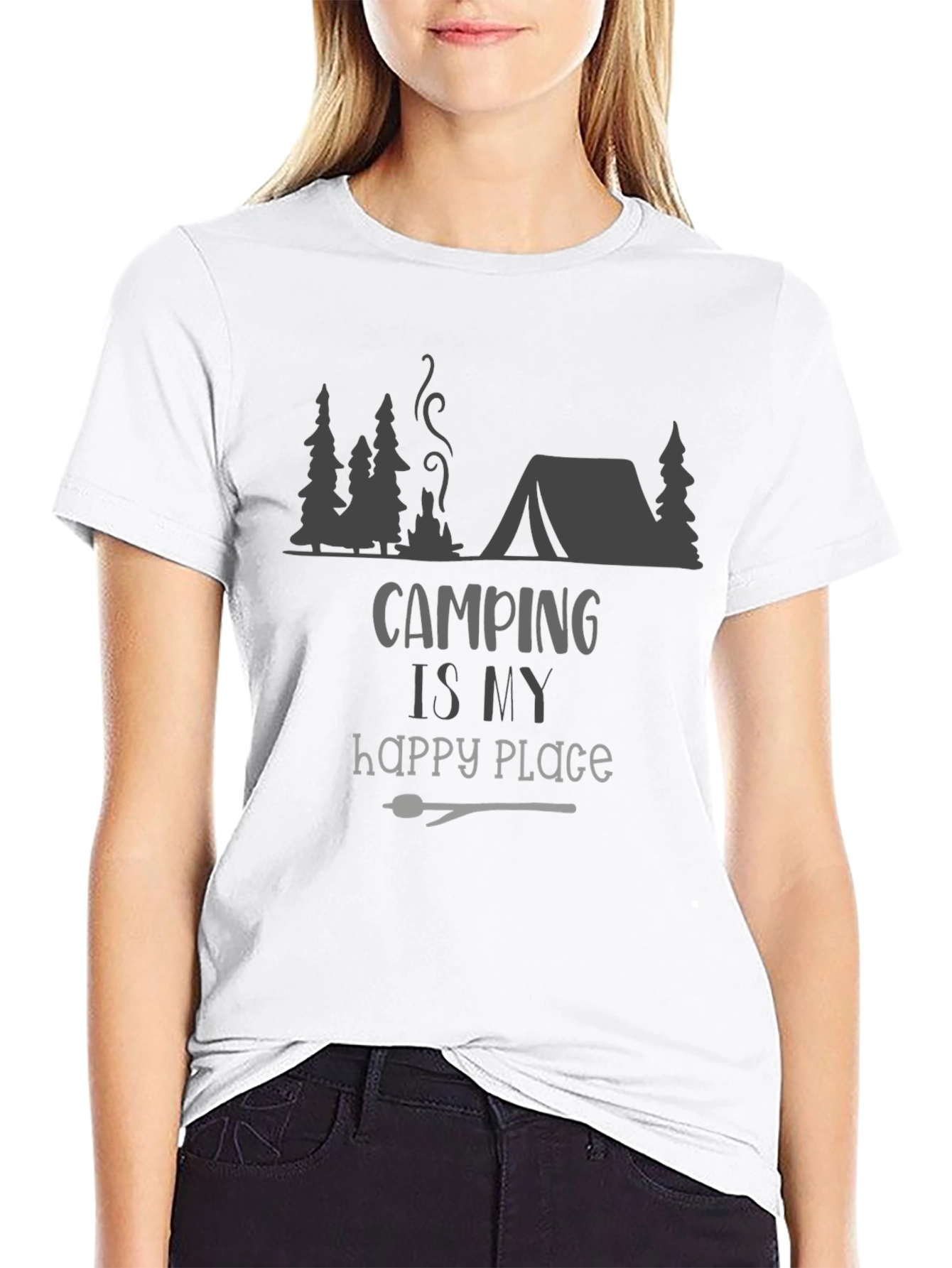 Camping is My Happy Place T-Shirt