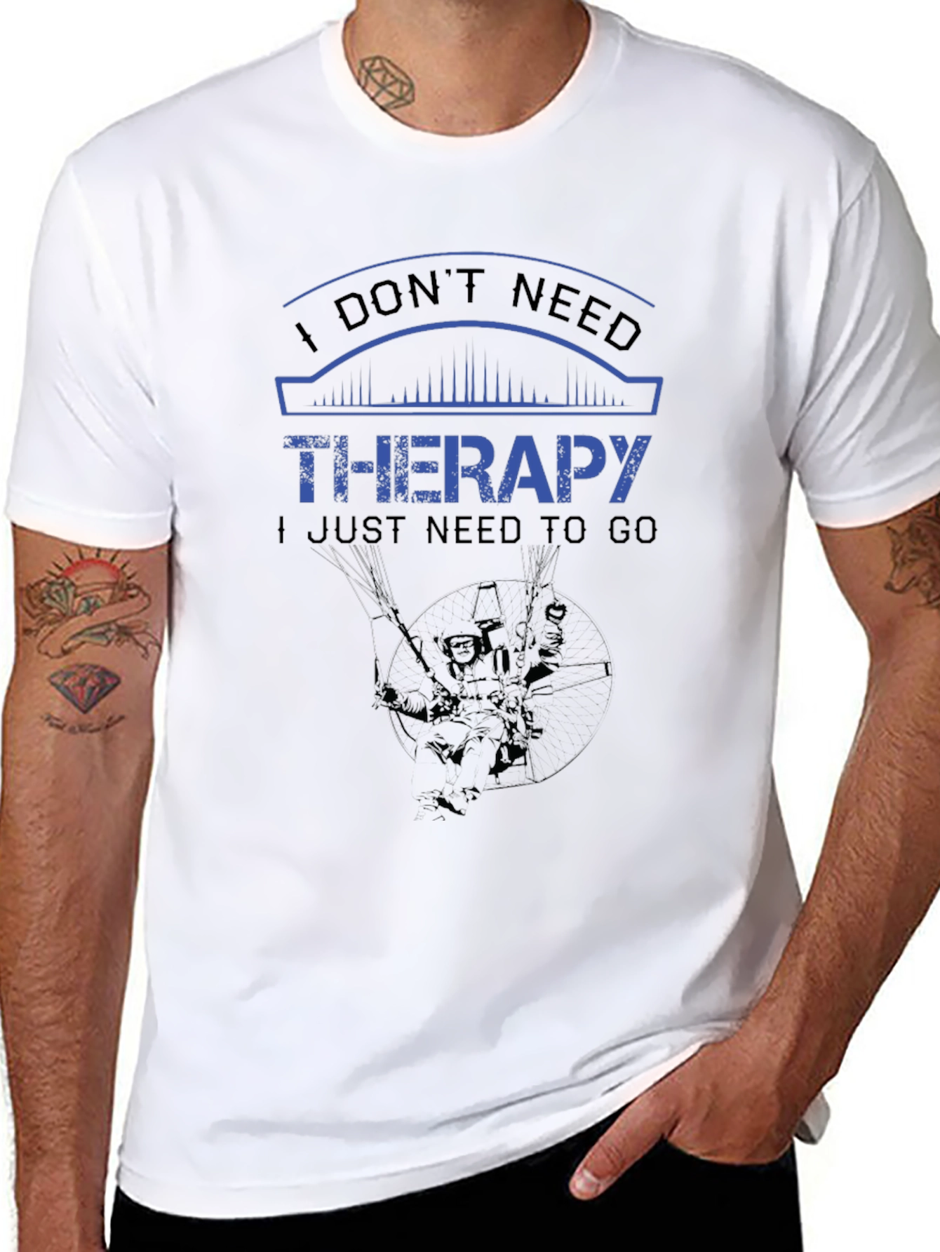 I Dont Need Therapy T-Shirt - Black
