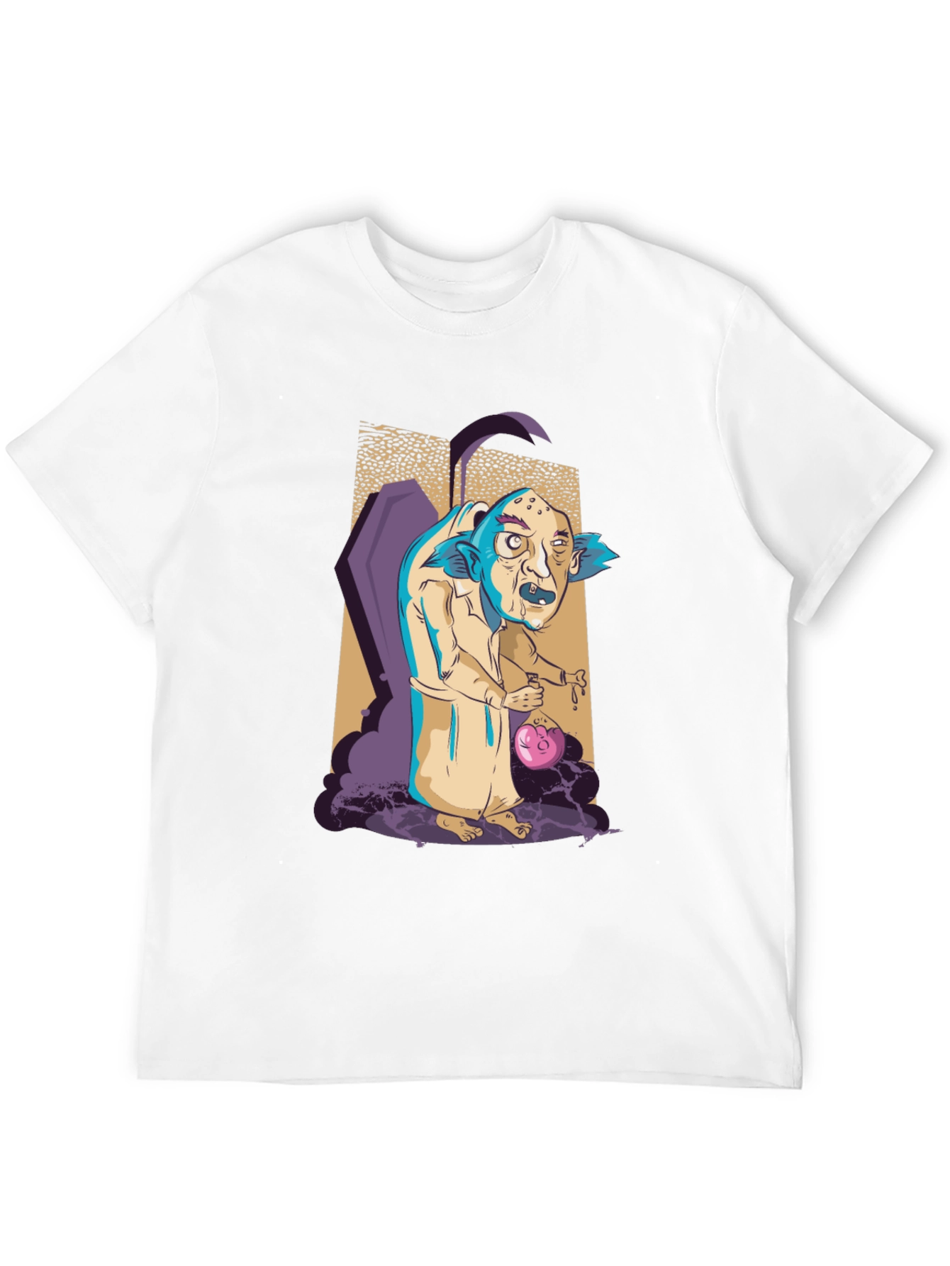 Monster Cartoon Graphic T-Shirt
