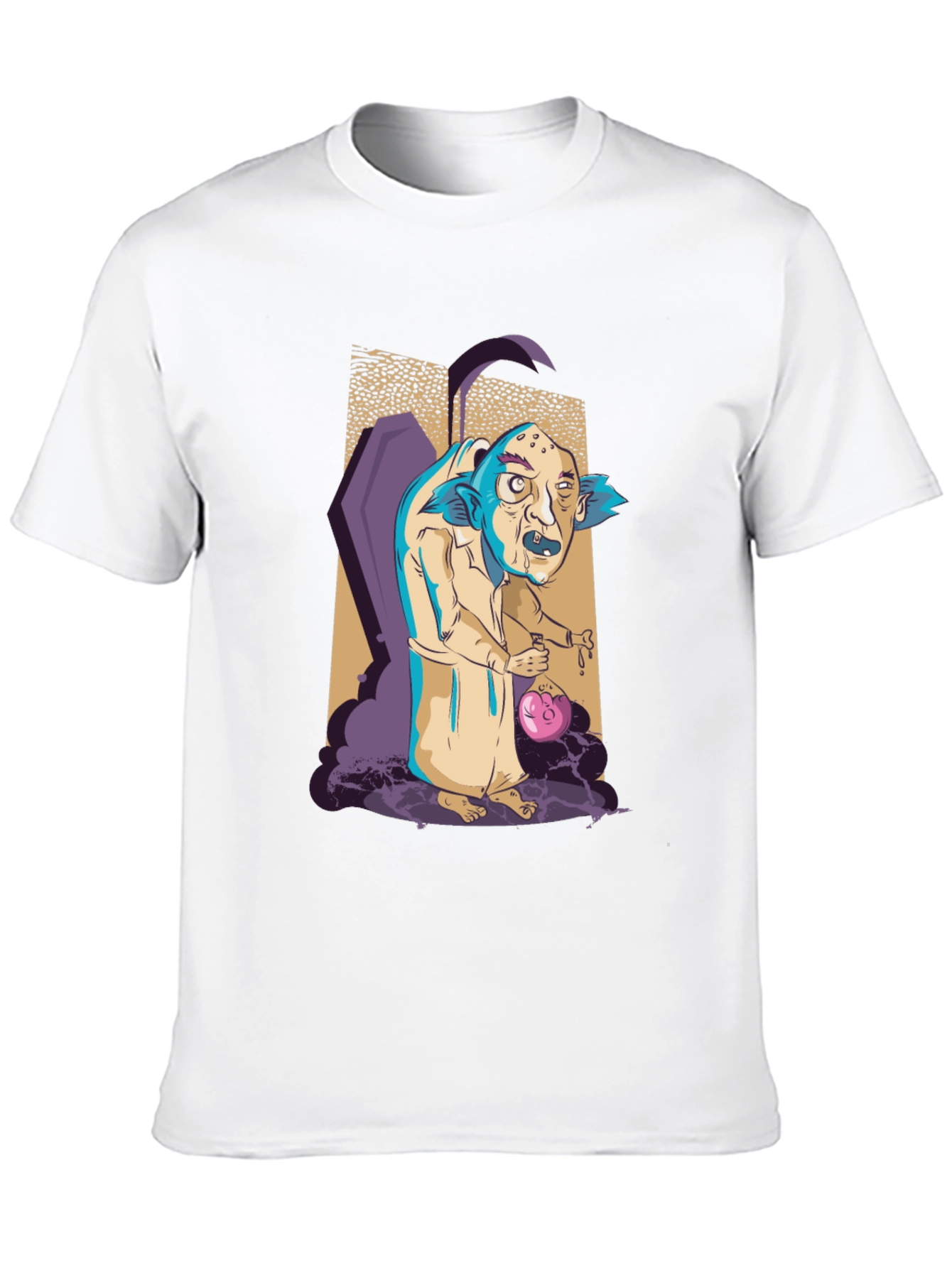 Monster Cartoon Graphic T-Shirt