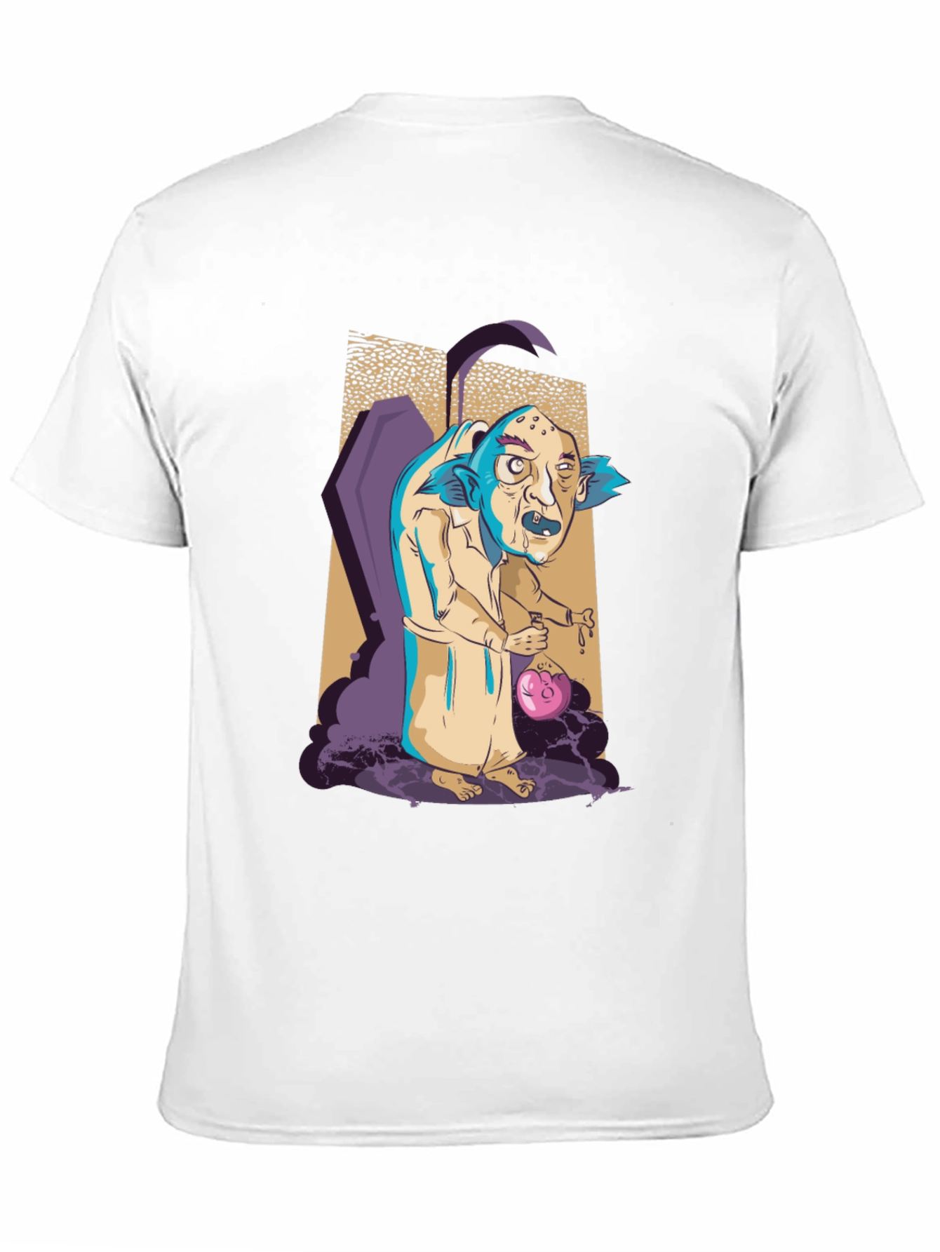 Monster Cartoon Graphic T-Shirt