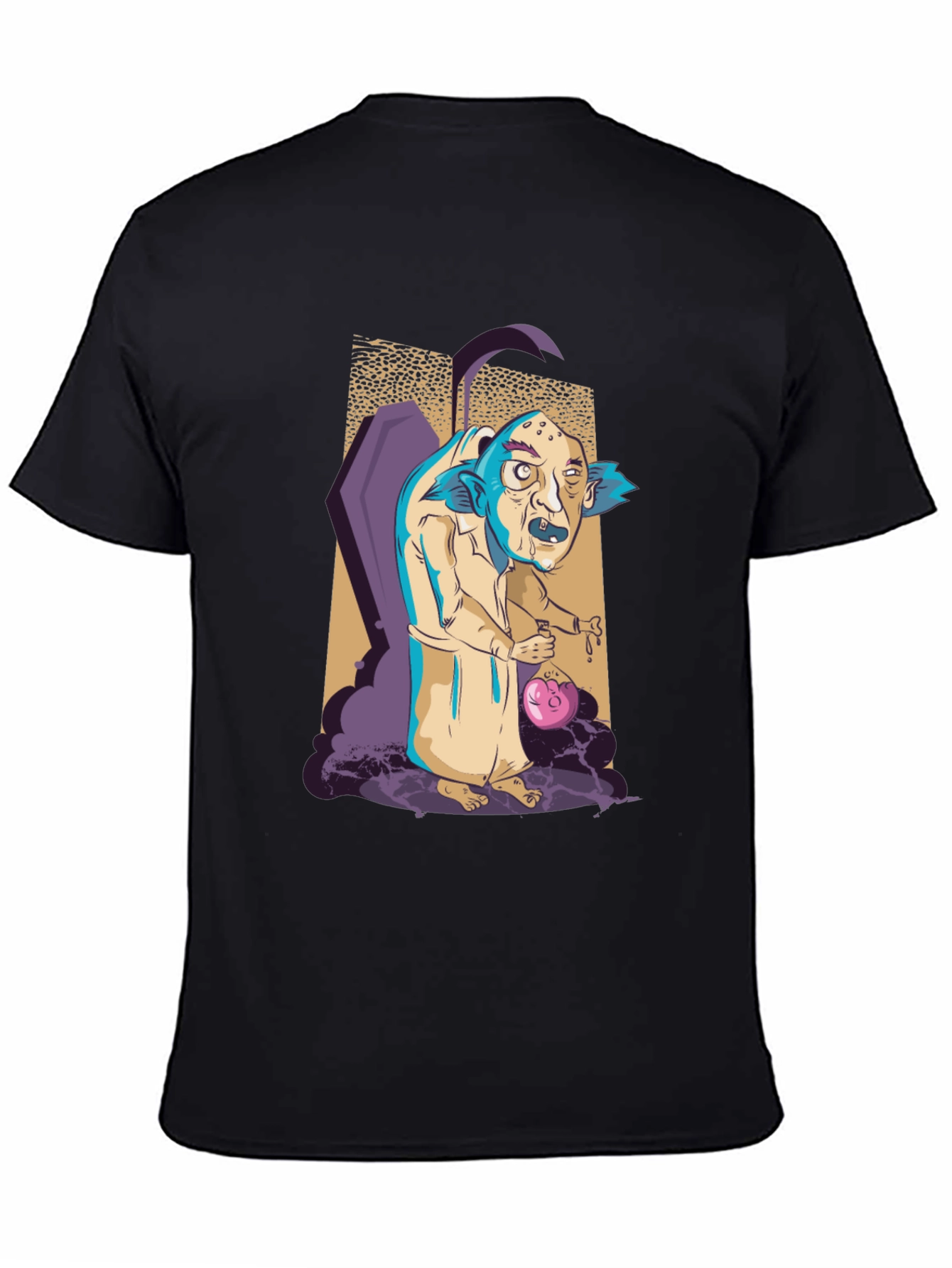 Monster Cartoon Graphic T-Shirt