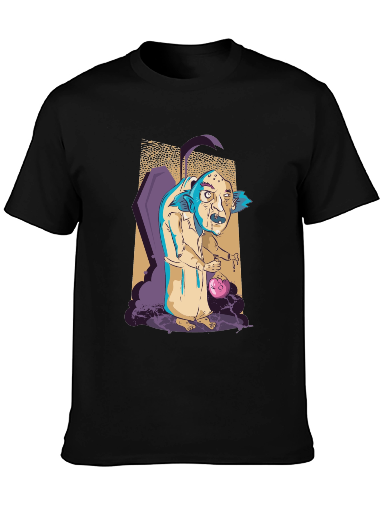 Monster Cartoon Graphic T-Shirt