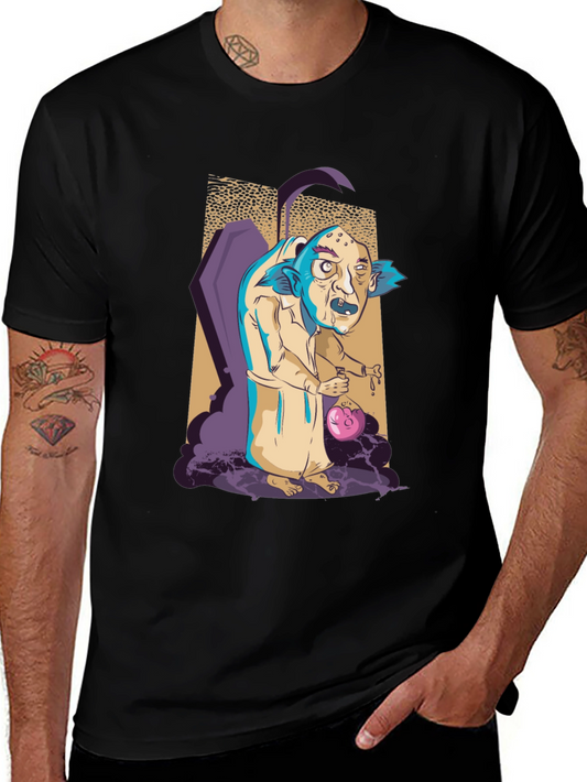 Monster Cartoon Graphic T-Shirt