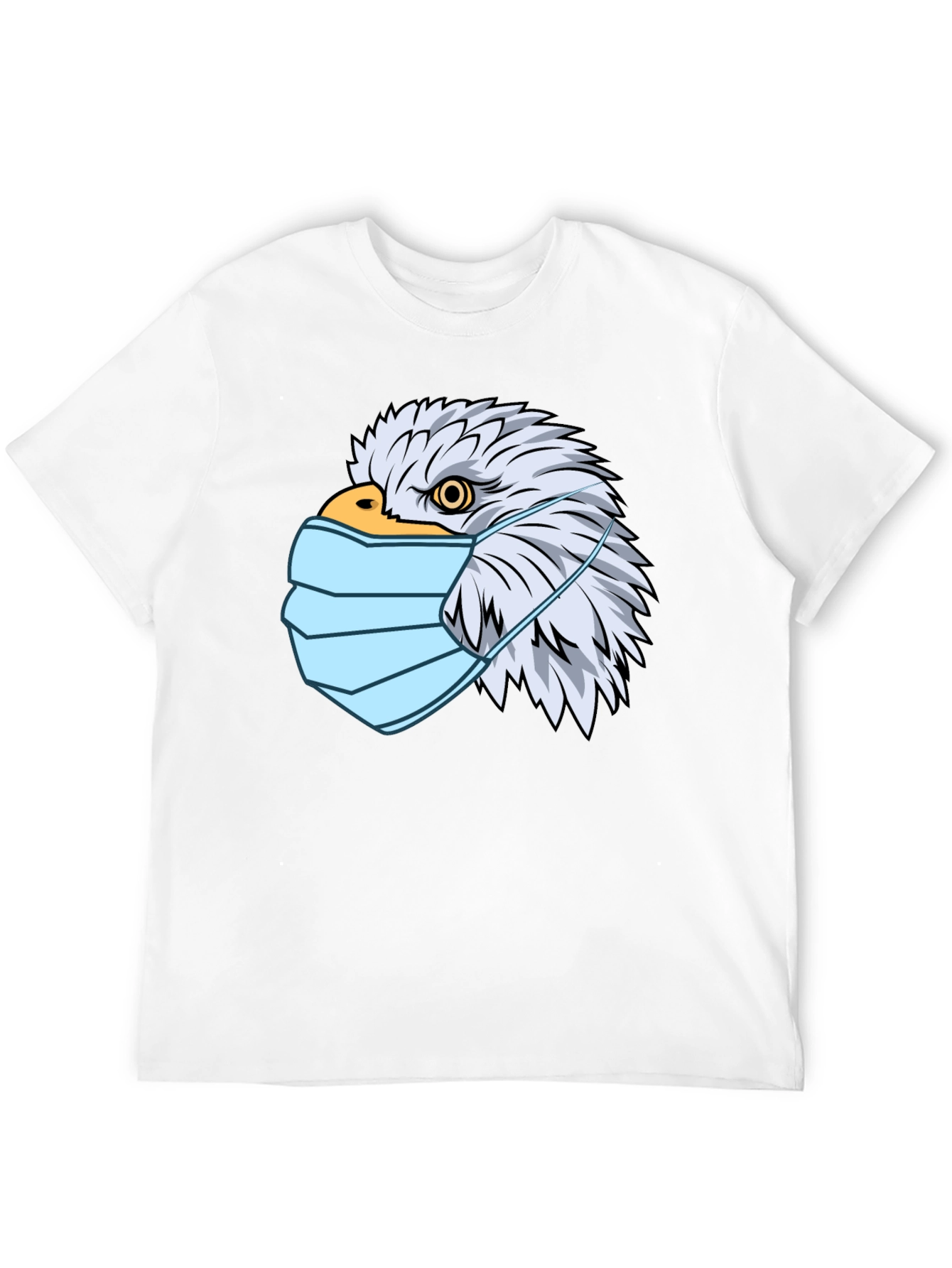 Eagle Mask Graphic T-Shirt - Patriotic Style