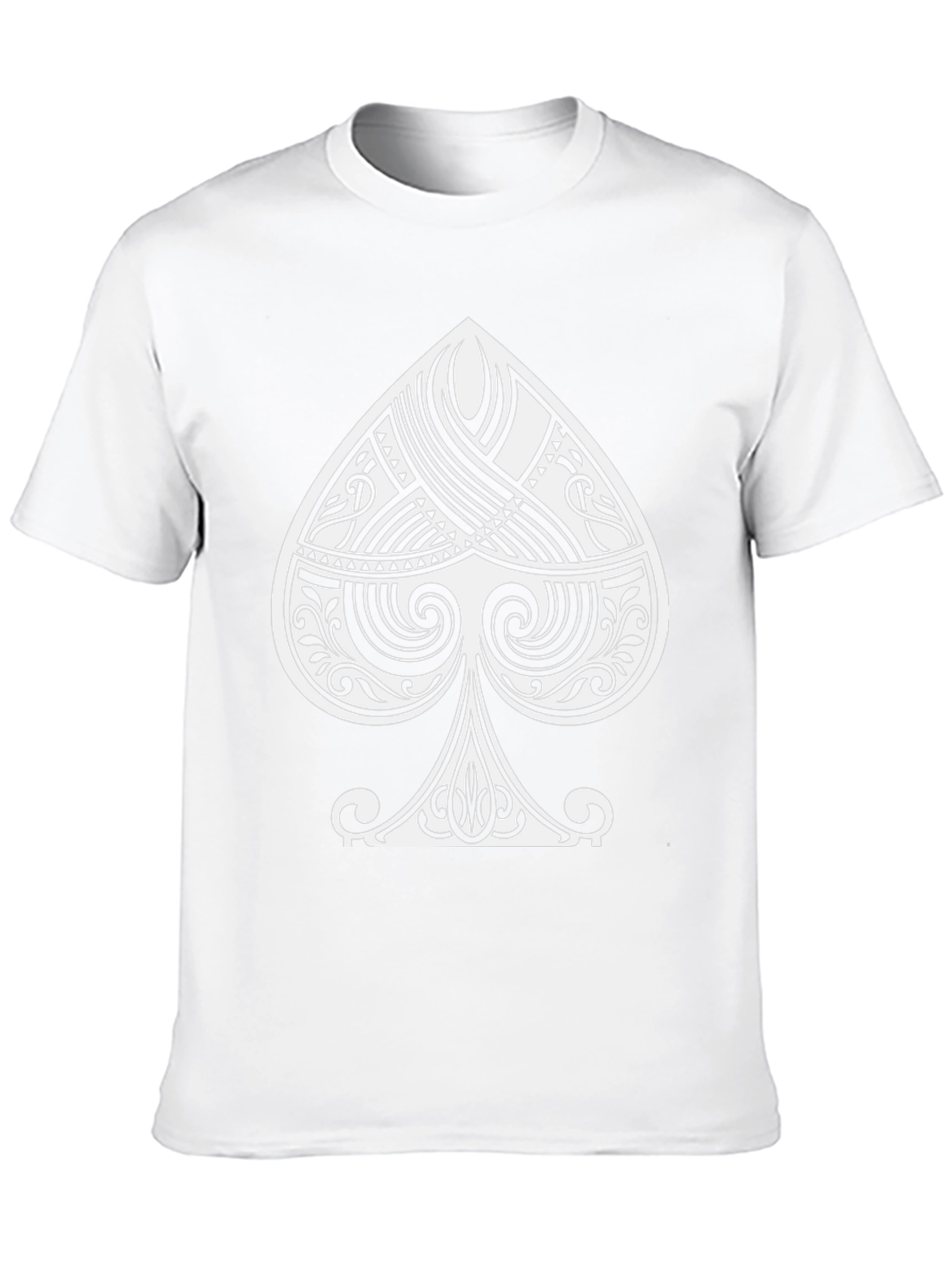 Spade Graphic Tee - Black Cotton Blend