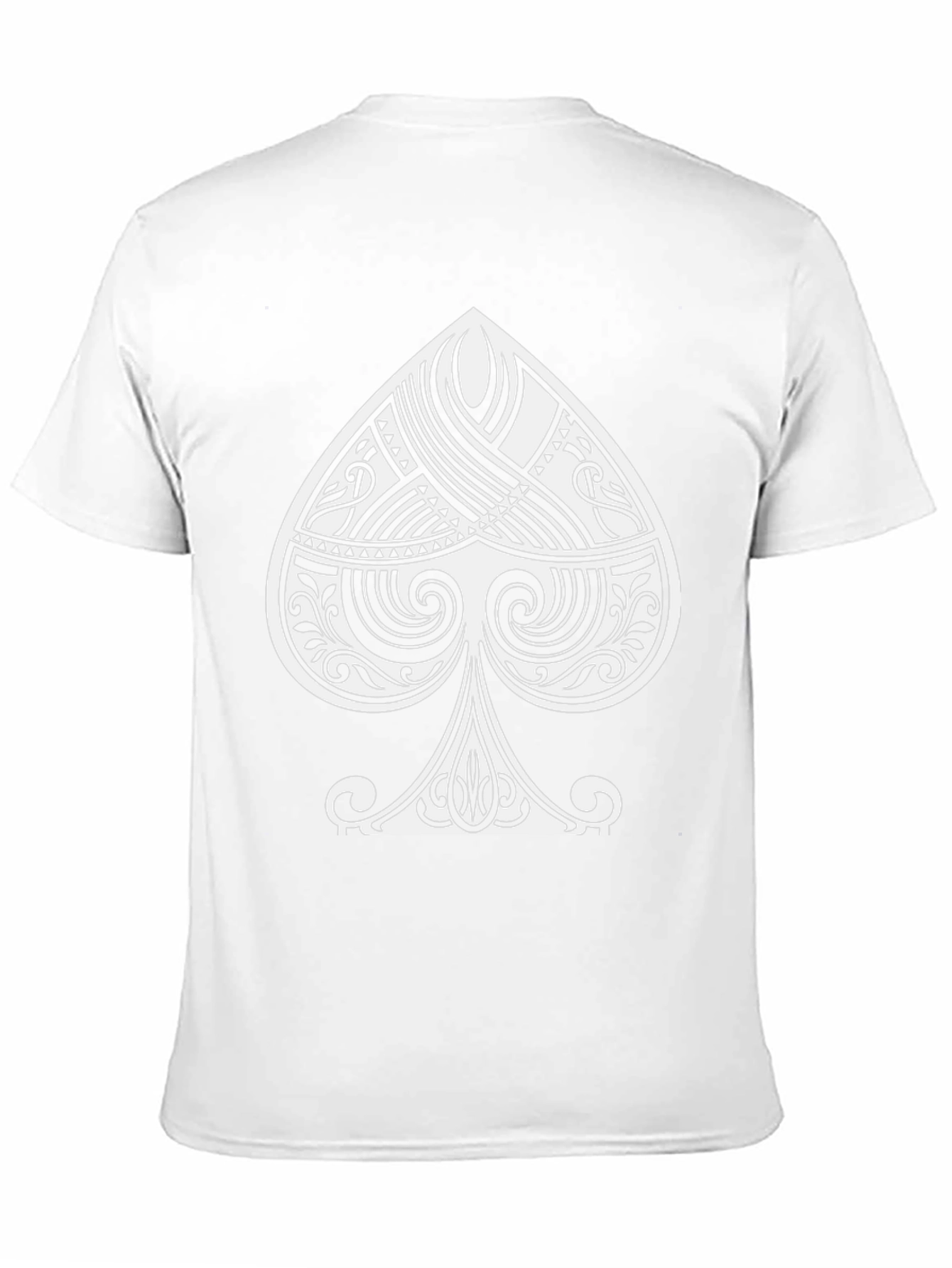 Spade Graphic Tee - Black Cotton Blend
