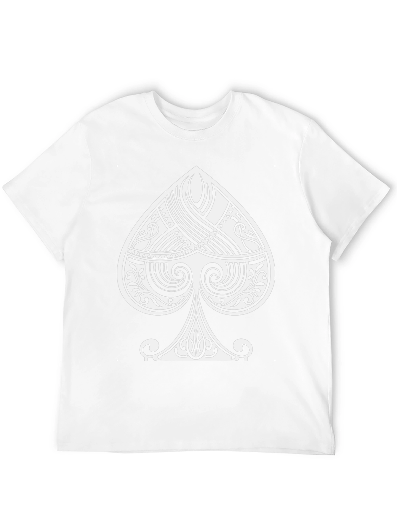 Spade Graphic Tee - Black Cotton Blend