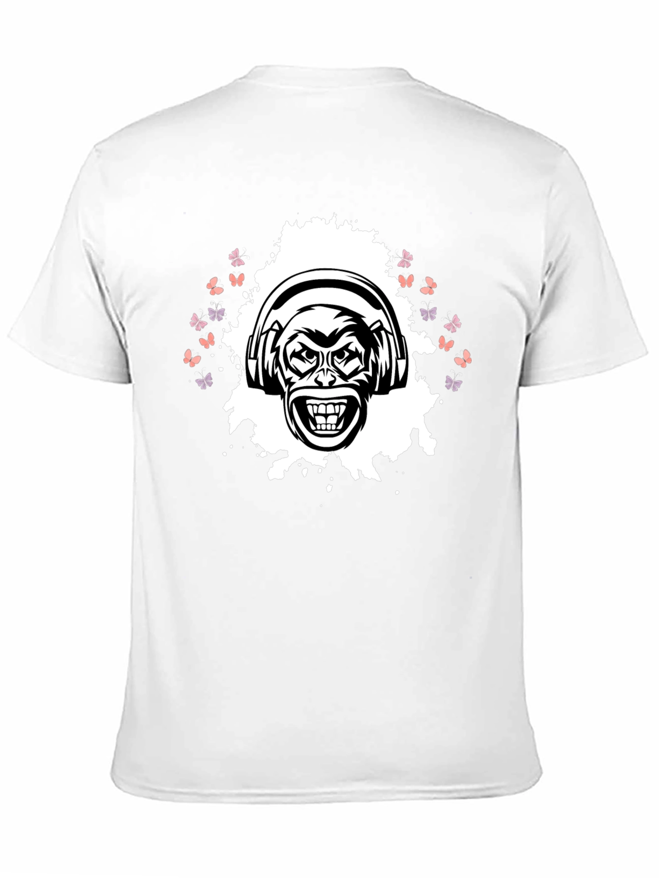 Cool Monkey Graphic T-Shirt - Black