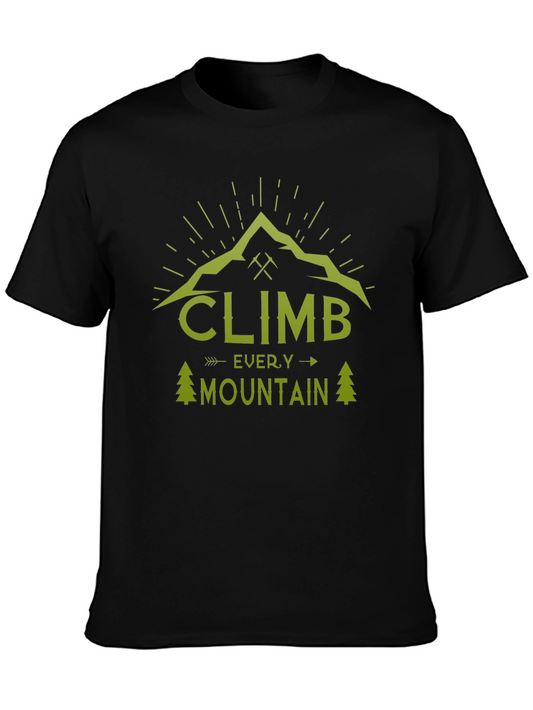 Climb Every Mountain T-Shirt - Adventure Ready!