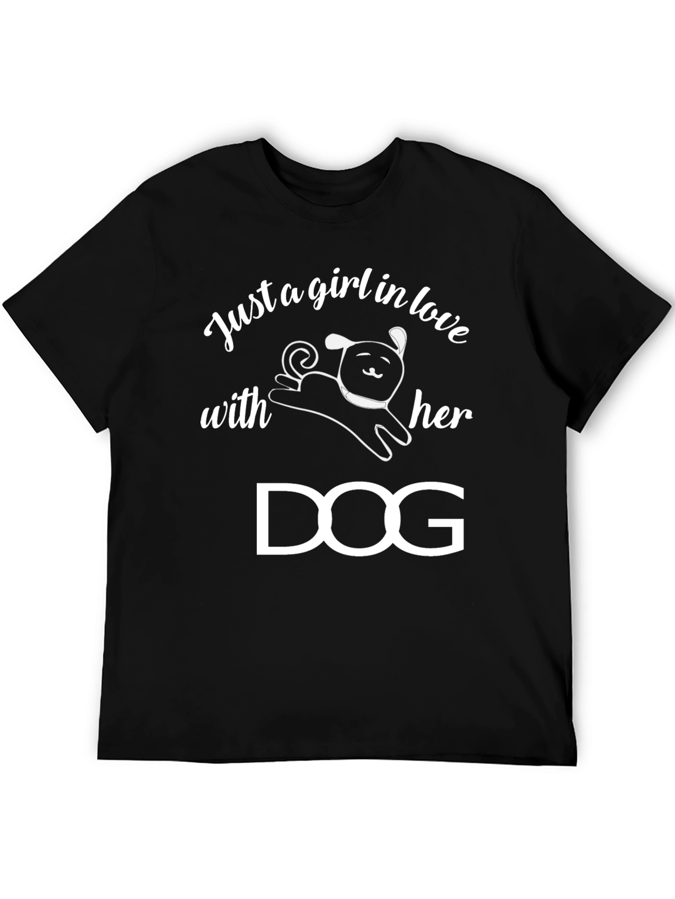Just A Girl In Love With Her Dog T-Shirt