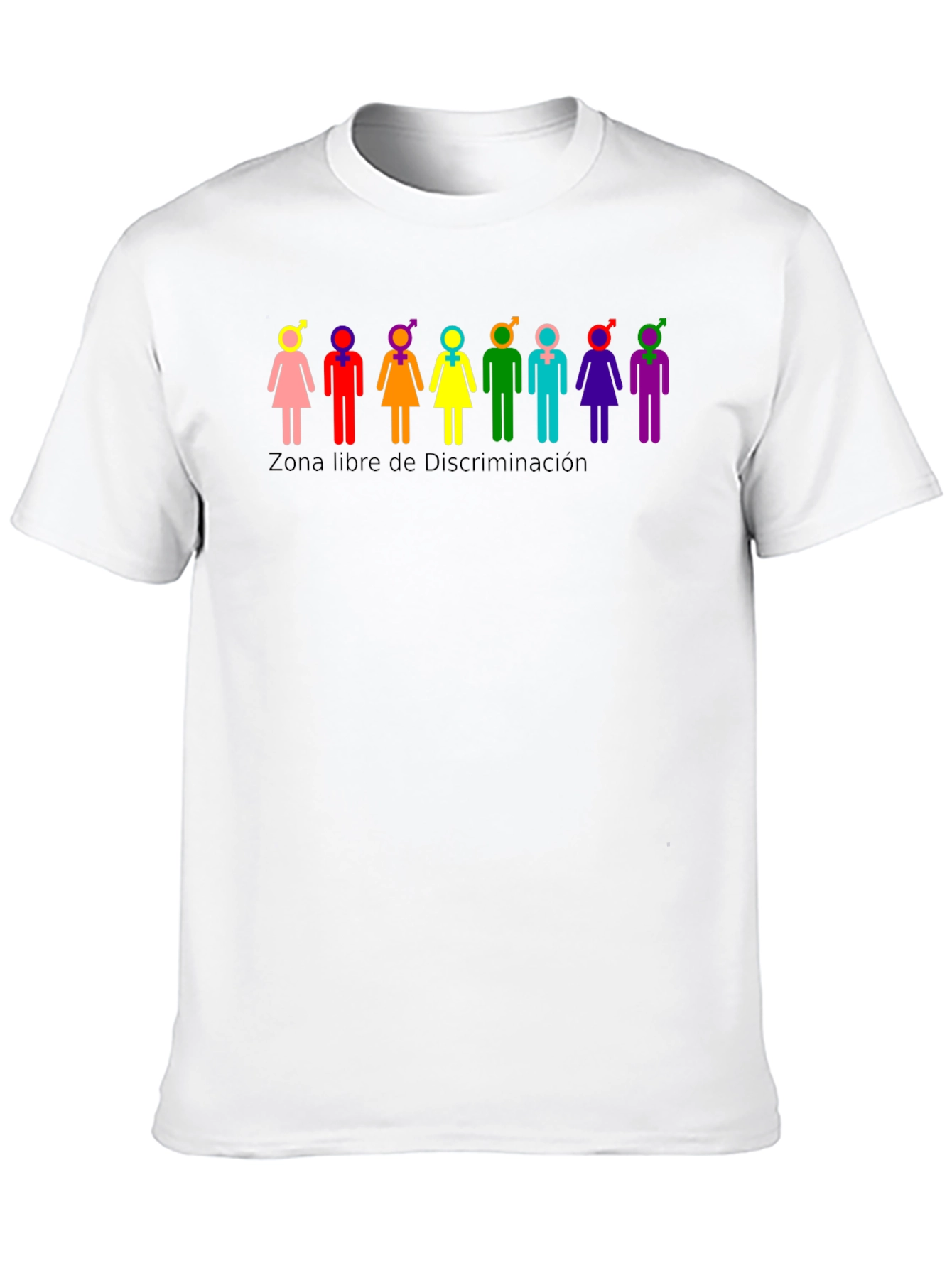Equality Black T-Shirt - Zona Libre de Discriminación