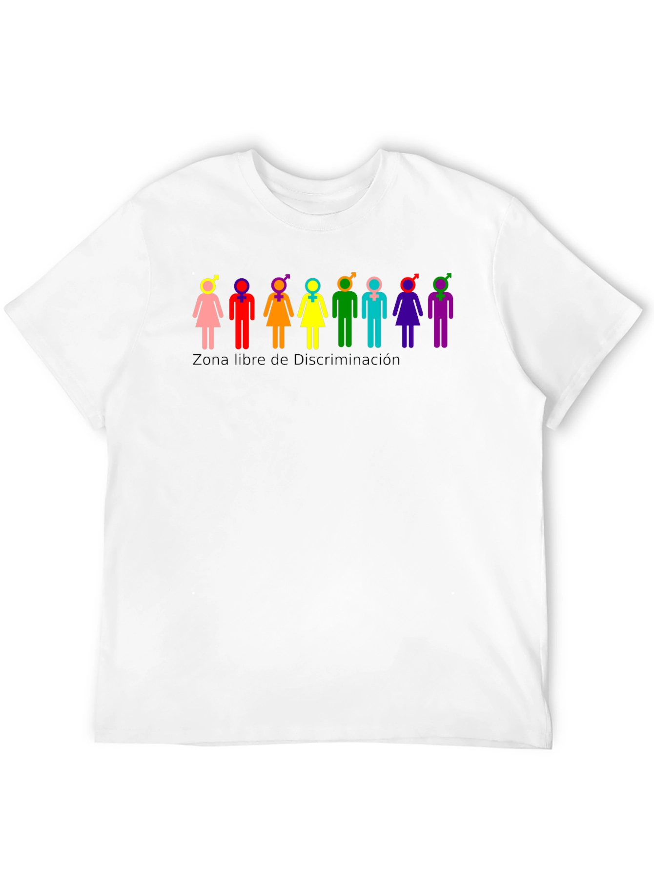 Equality Black T-Shirt - Zona Libre de Discriminación