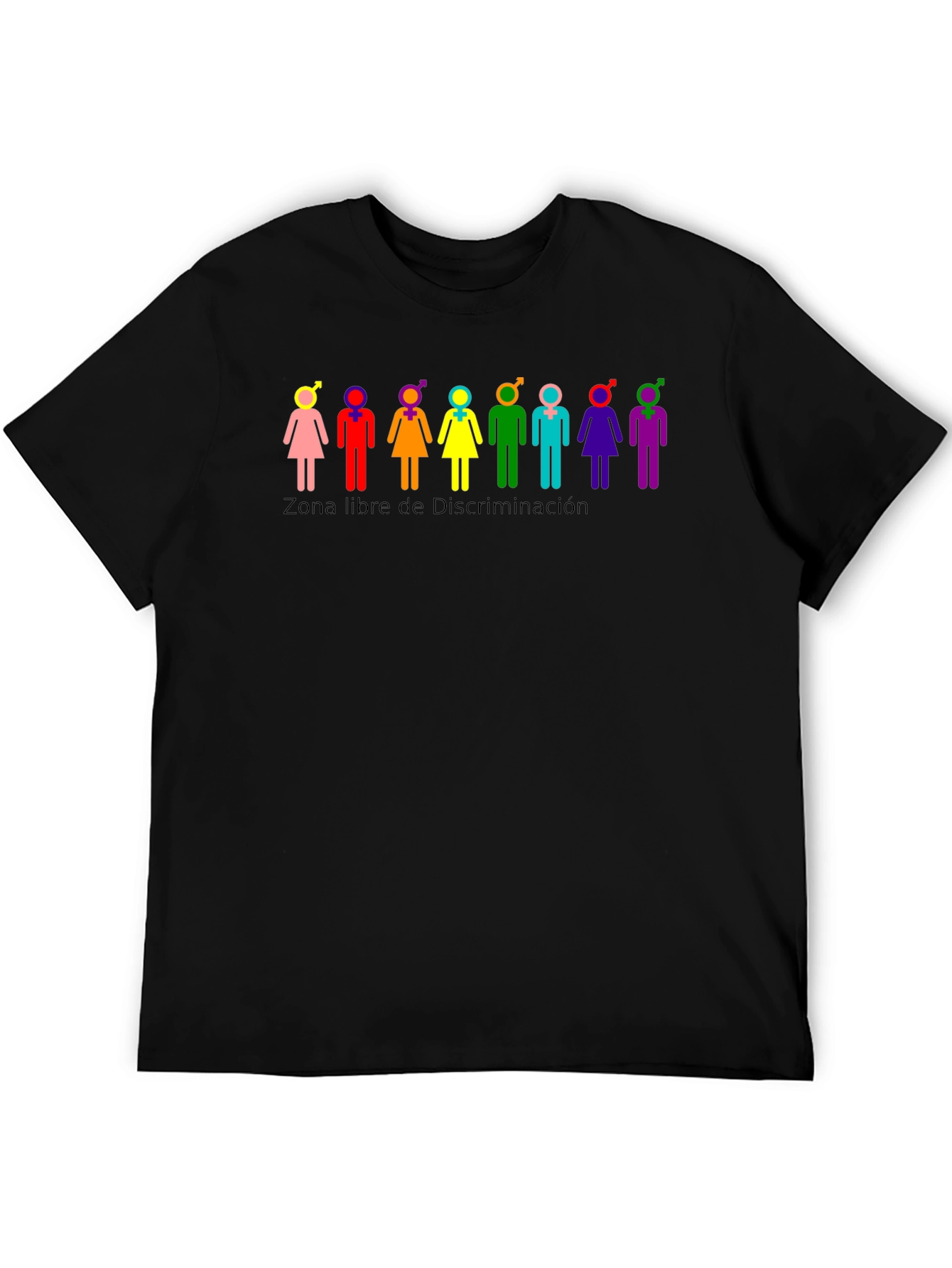 Equality Black T-Shirt - Zona Libre de Discriminación