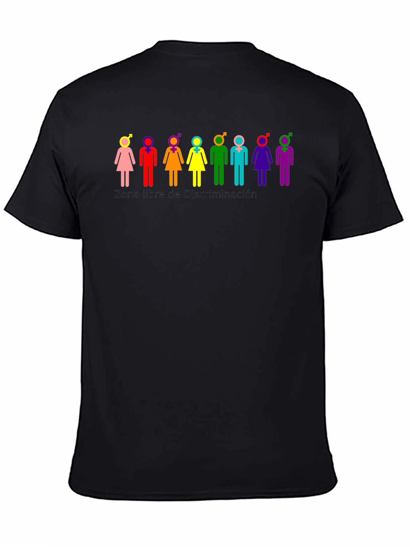 Equality Black T-Shirt - Zona Libre de Discriminación