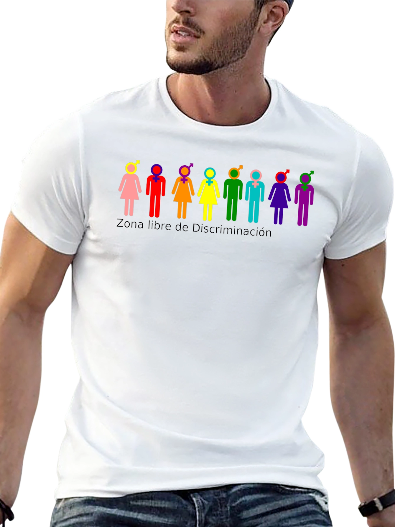 Equality Black T-Shirt - Zona Libre de Discriminación