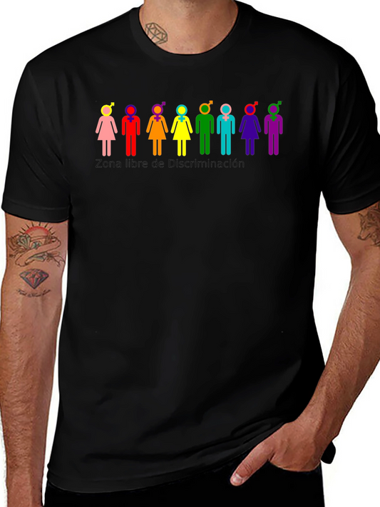 Equality Black T-Shirt - Zona Libre de Discriminación