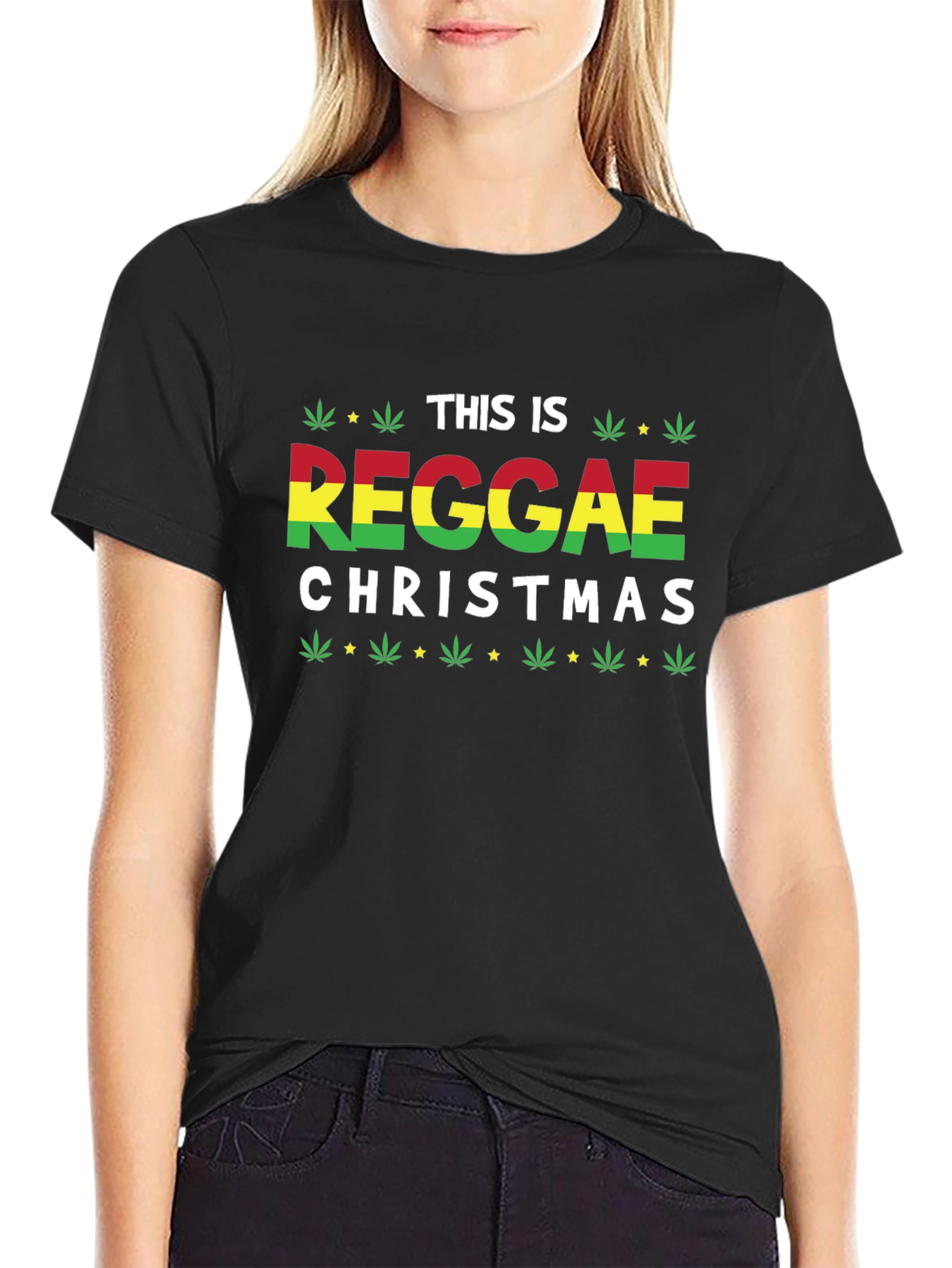 Reggae Christmas Graphic T-Shirt