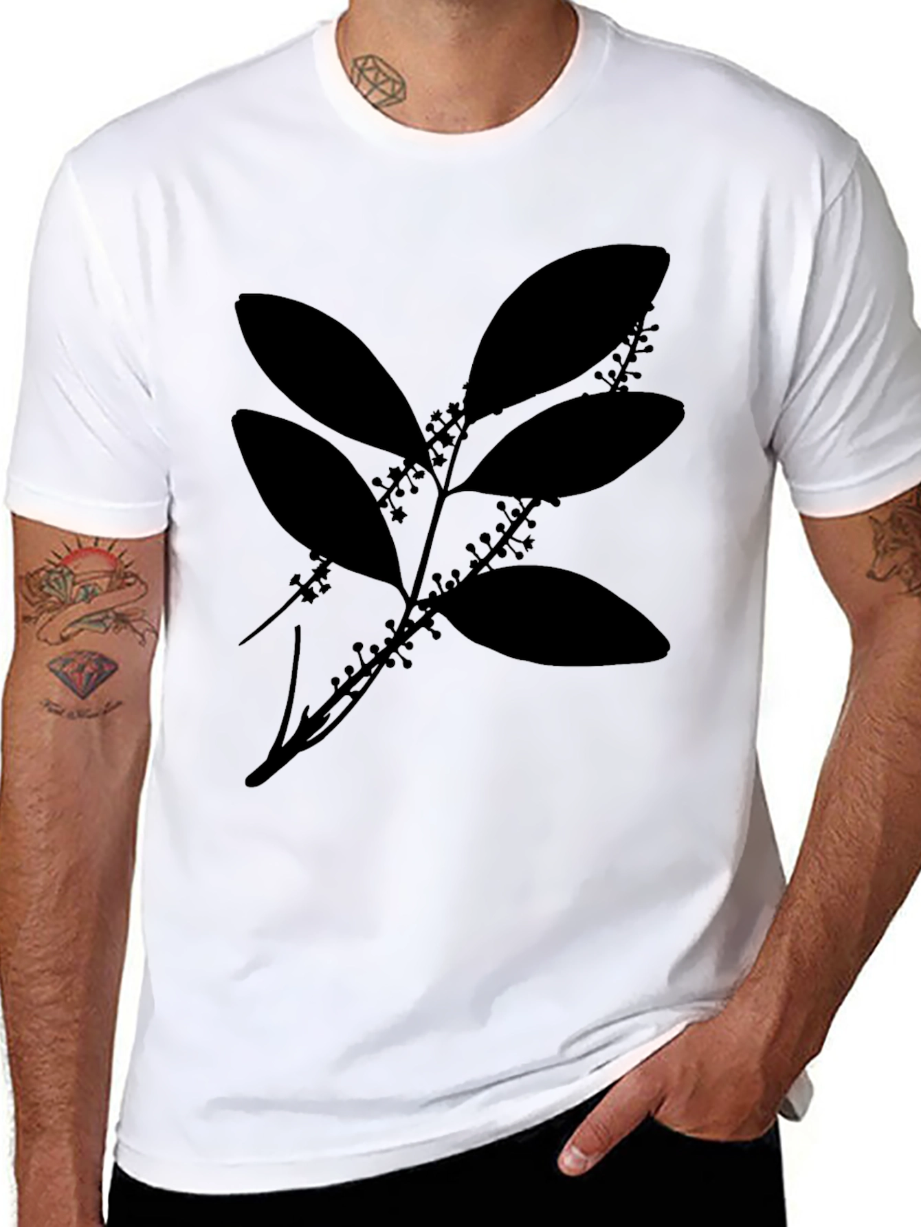 Botanical Black T-Shirt