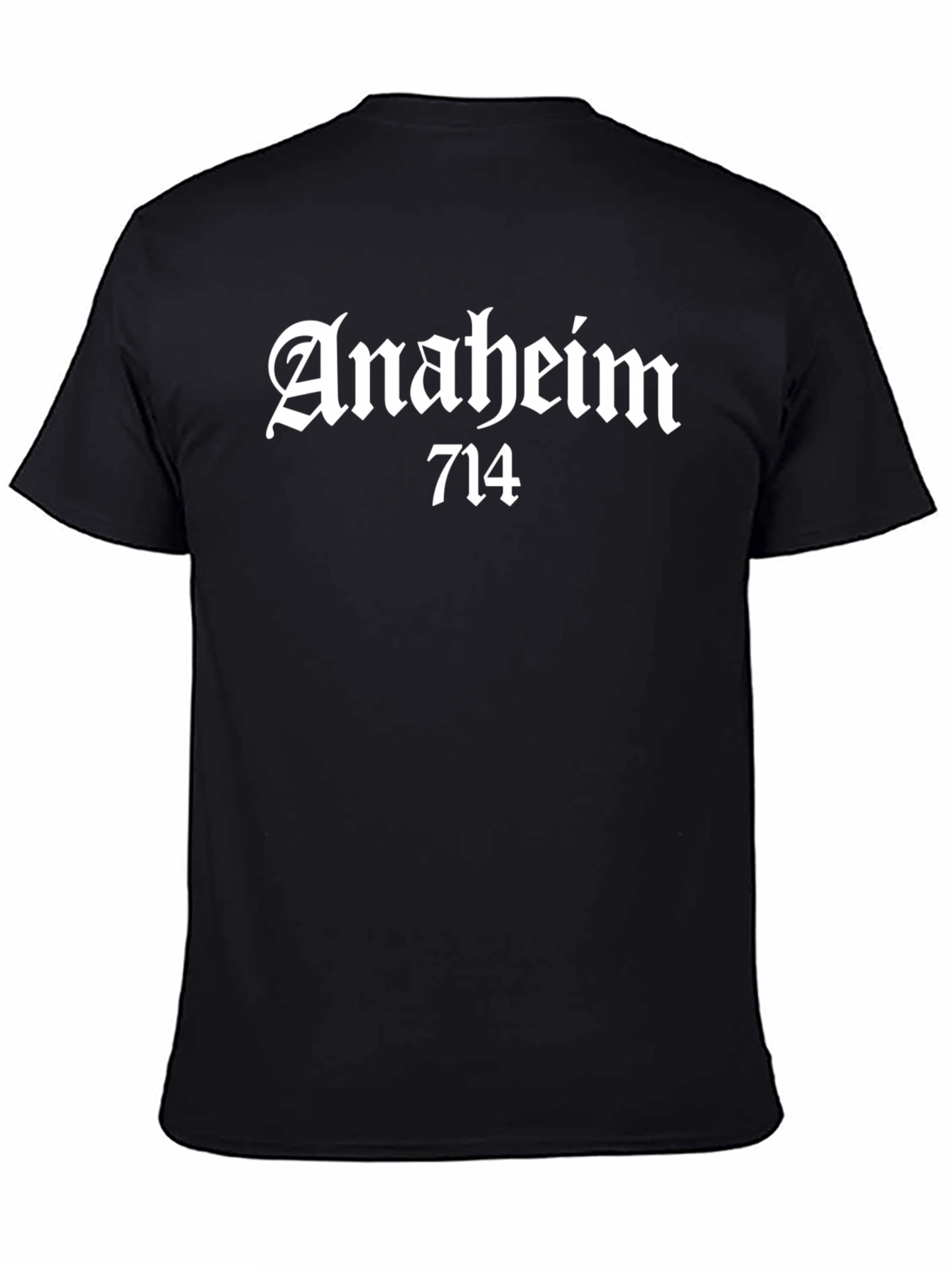 Anaheim 714 Black T-Shirt