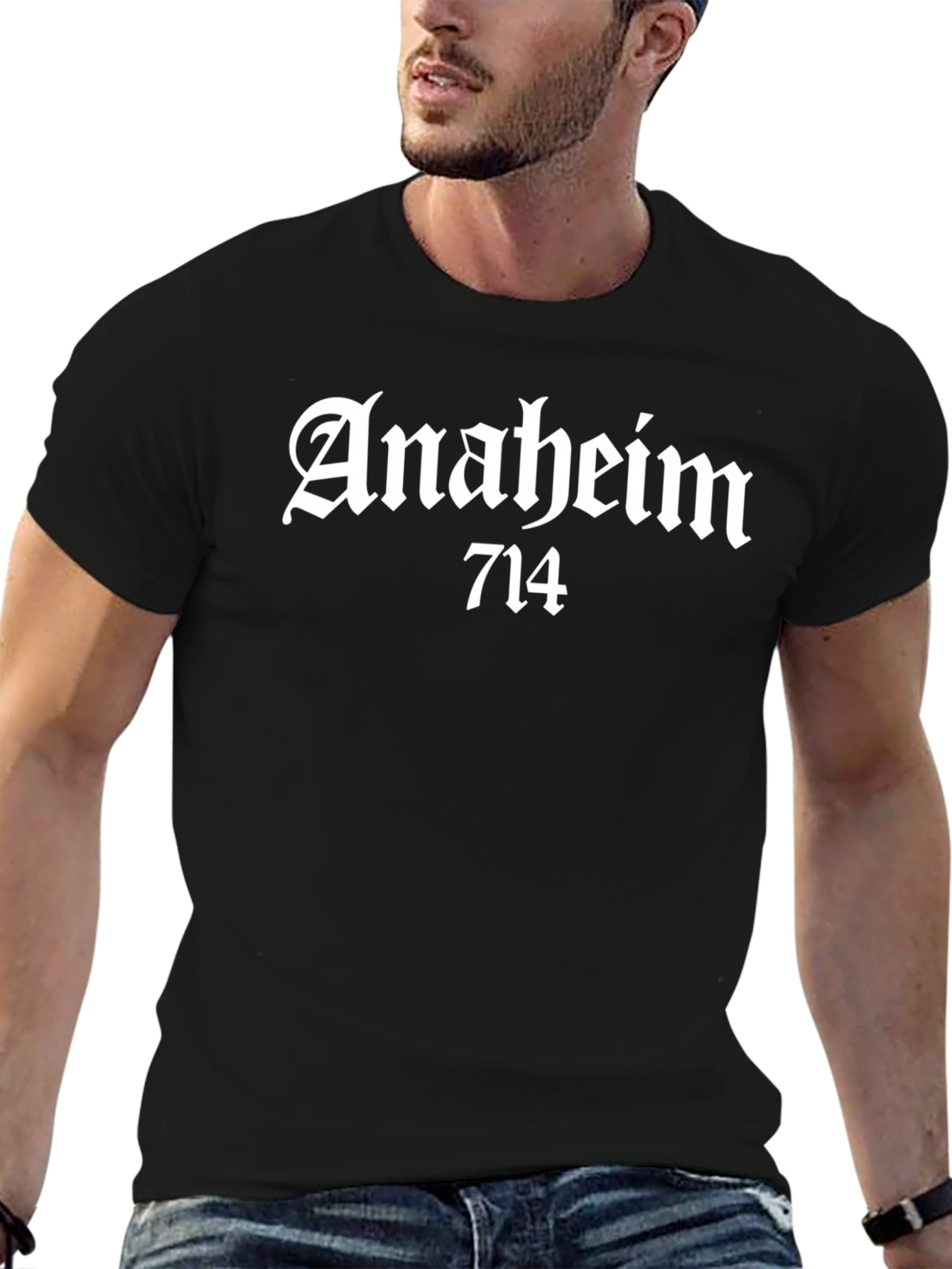 Anaheim 714 Black T-Shirt