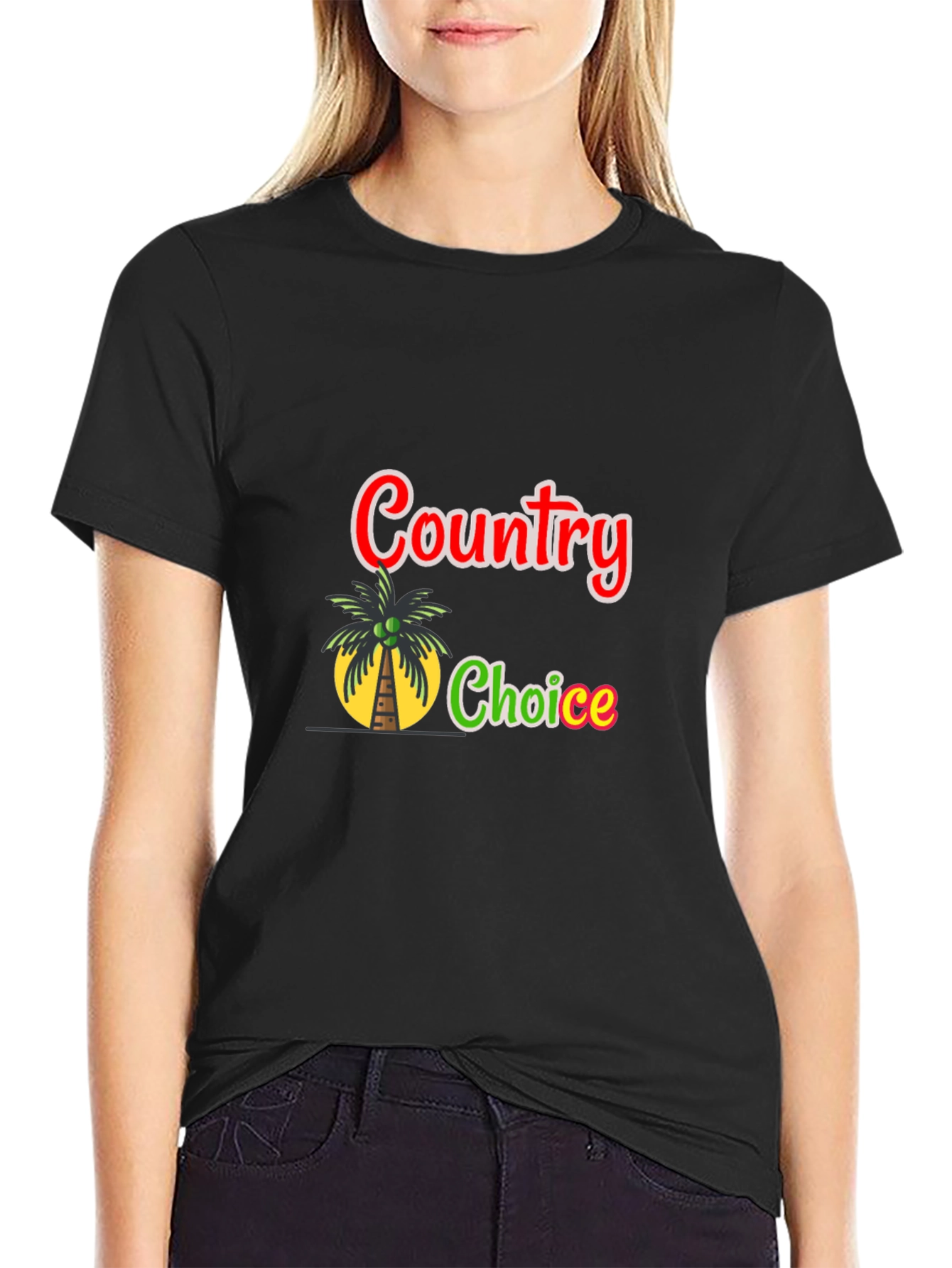 Country Choice Black Graphic Tee