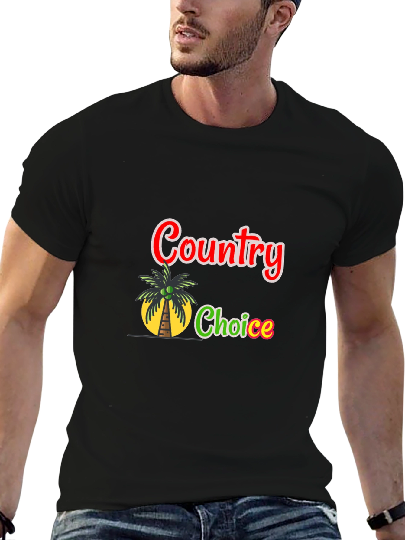 Country Choice Black Graphic Tee
