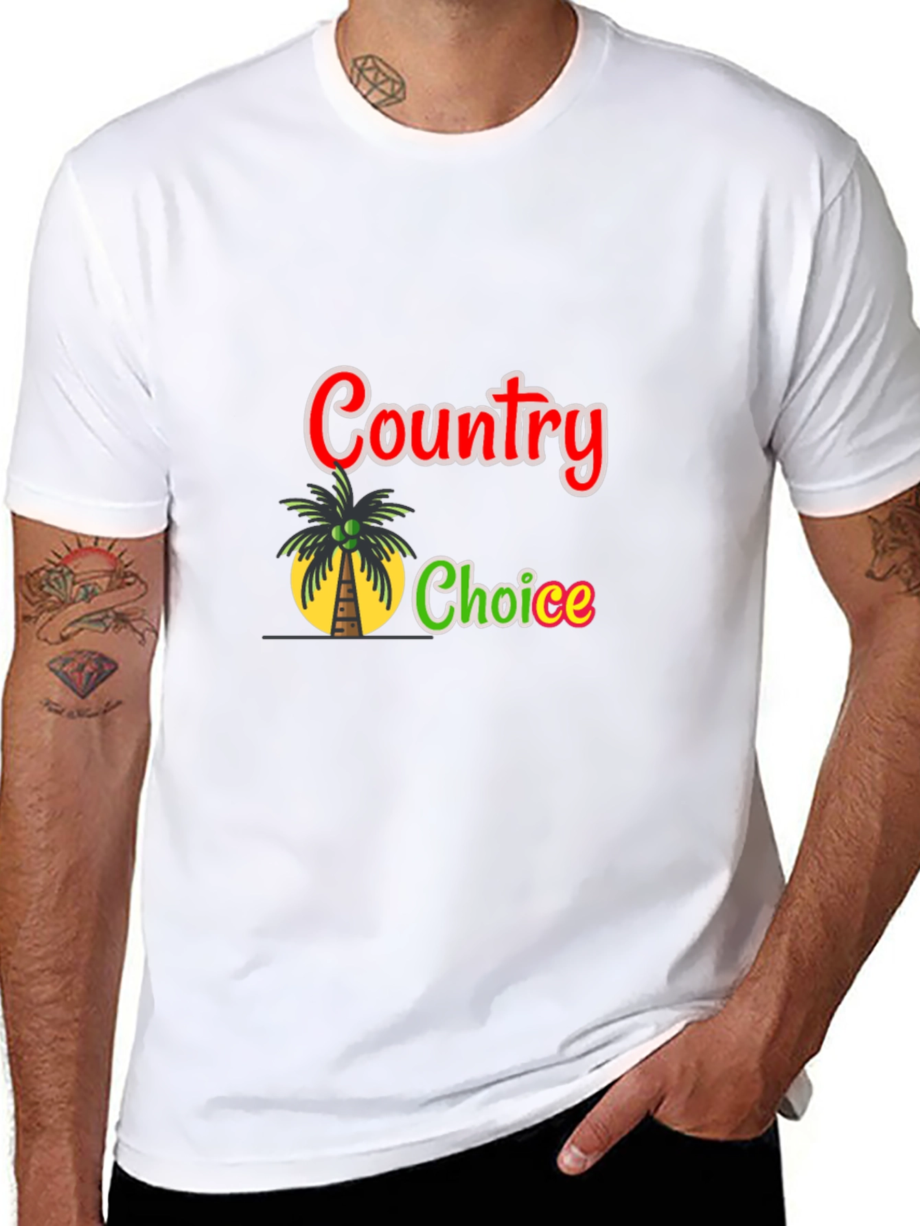 Country Choice Black Graphic Tee
