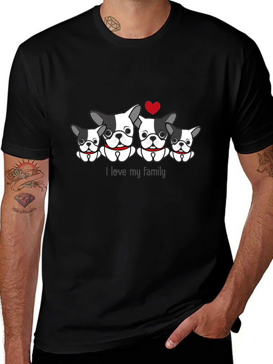 Dog Family T-Shirt - I Love My Family