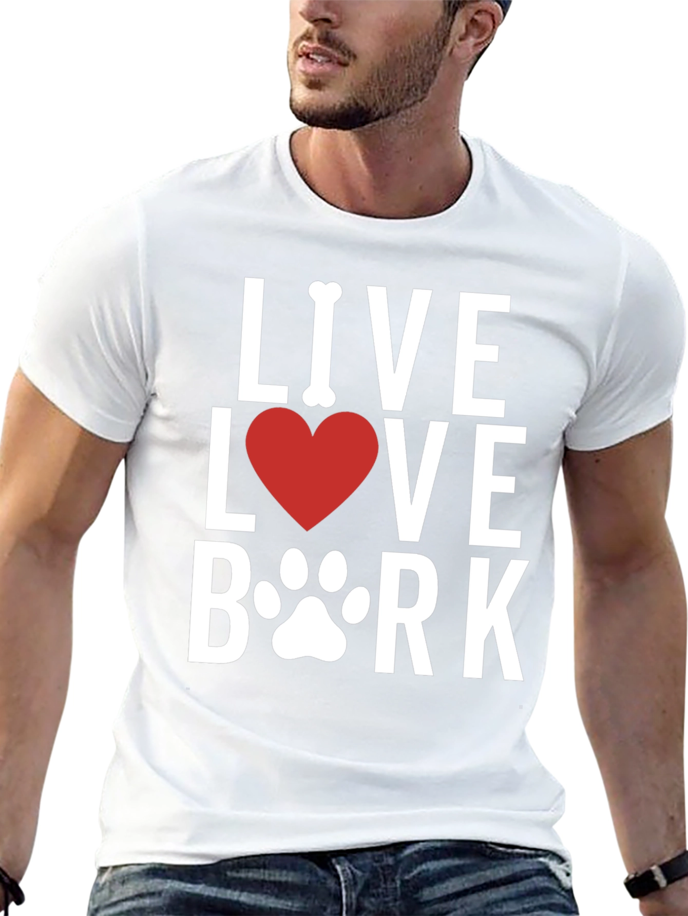 Live Love Bork Dog Lover T-Shirt