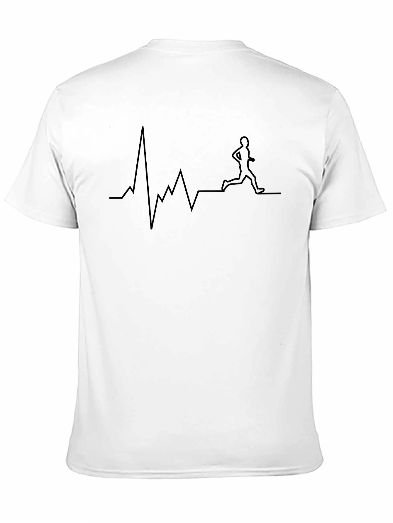 Running Heartbeat T-Shirt - Fitness & Style