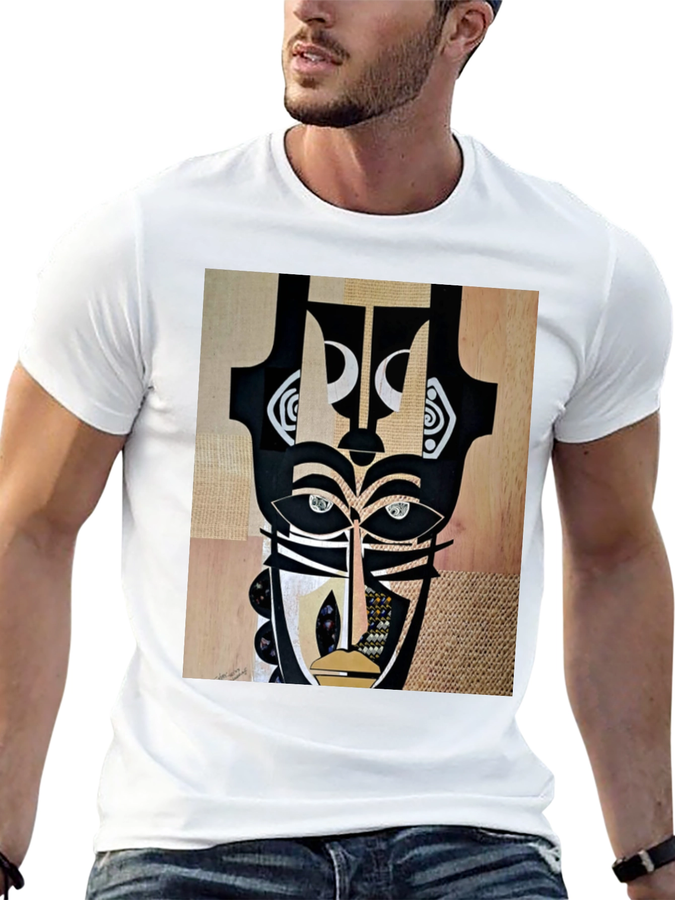 Abstract Art Graphic T-Shirt - Unique Design