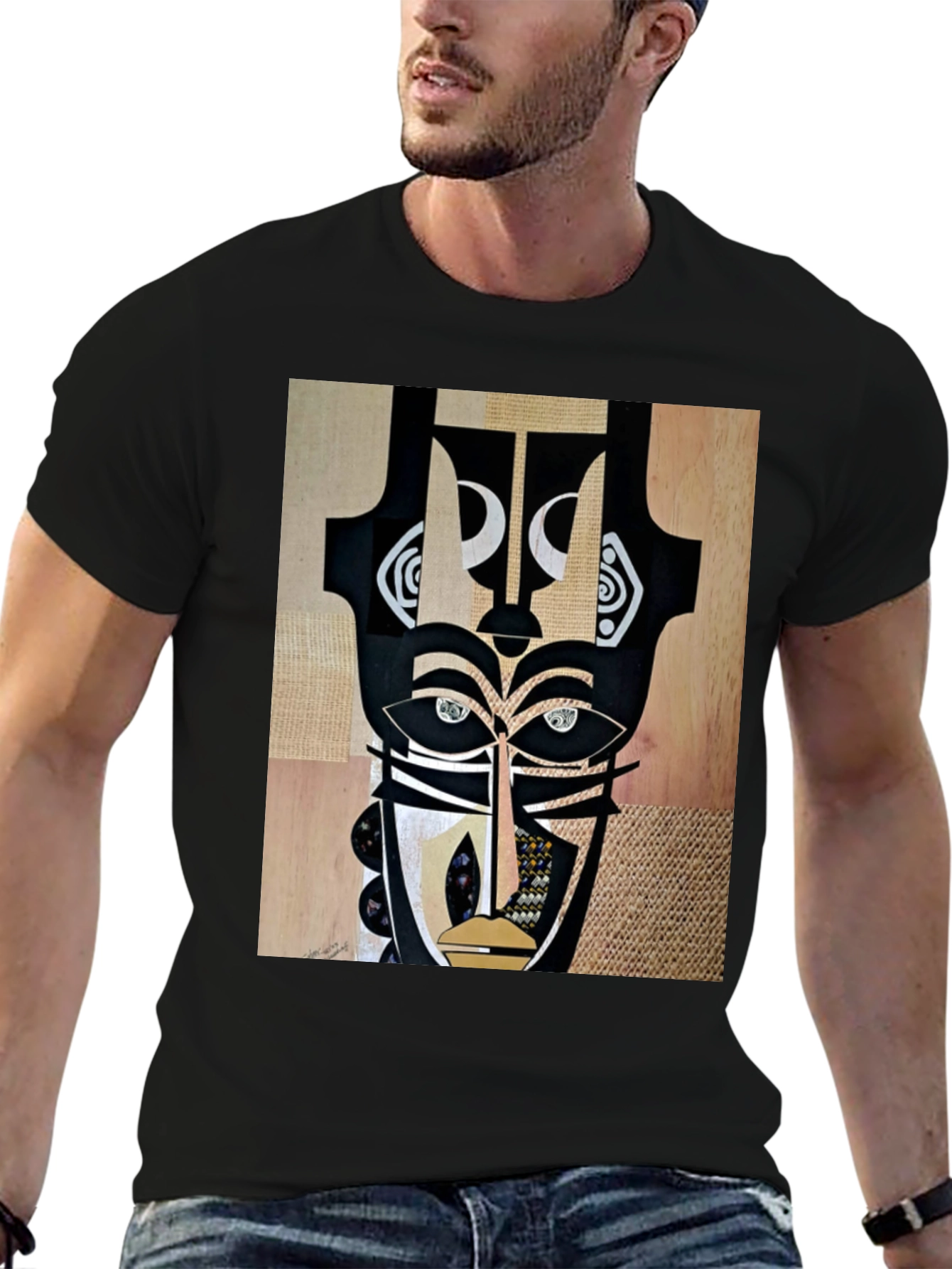 Abstract Art Graphic T-Shirt - Unique Design