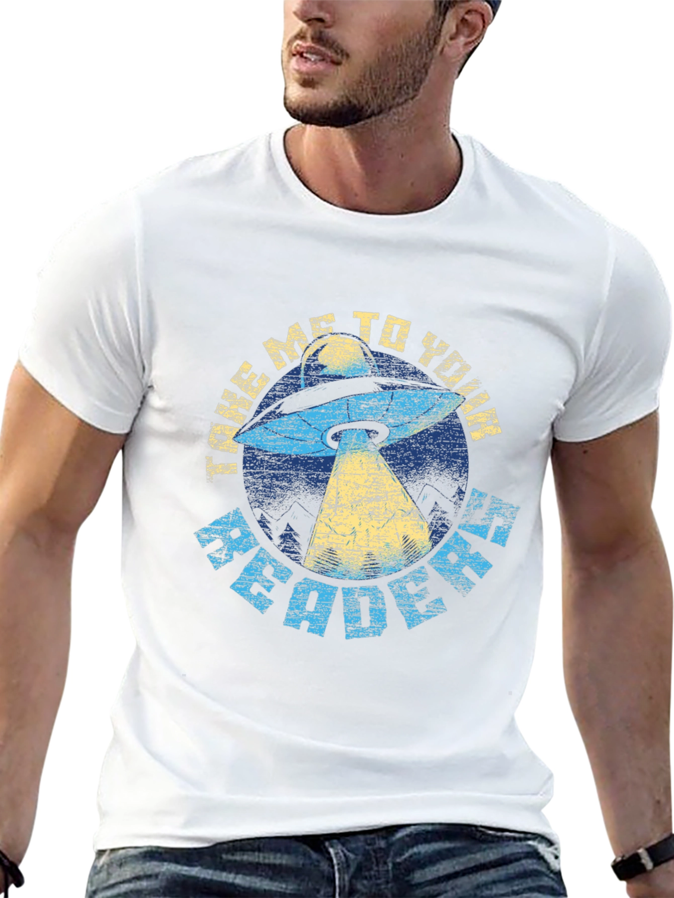 Take Me To Your Reader UFO Graphic Tee