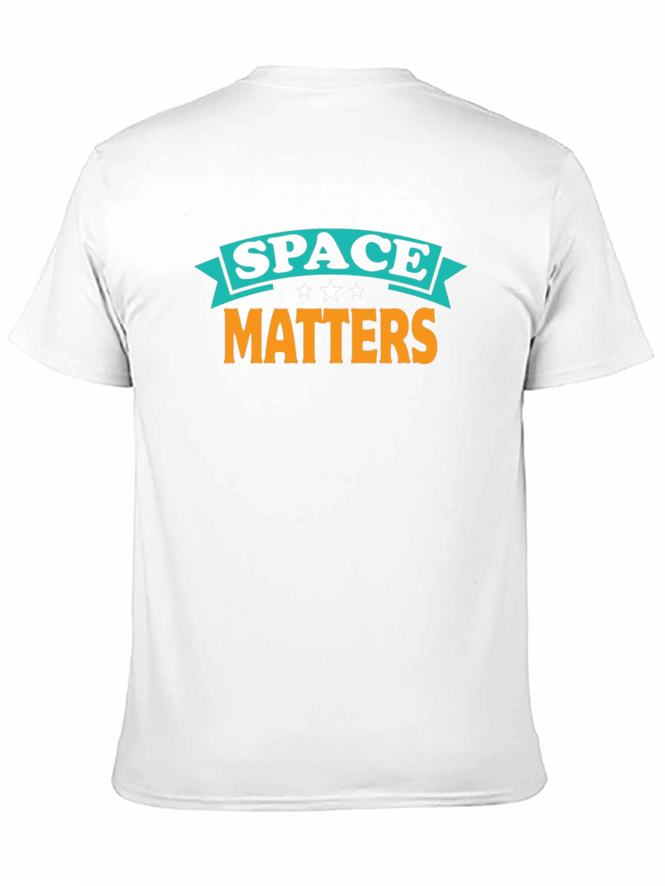 Space Matters Graphic Tee - Black Cotton T-Shirt