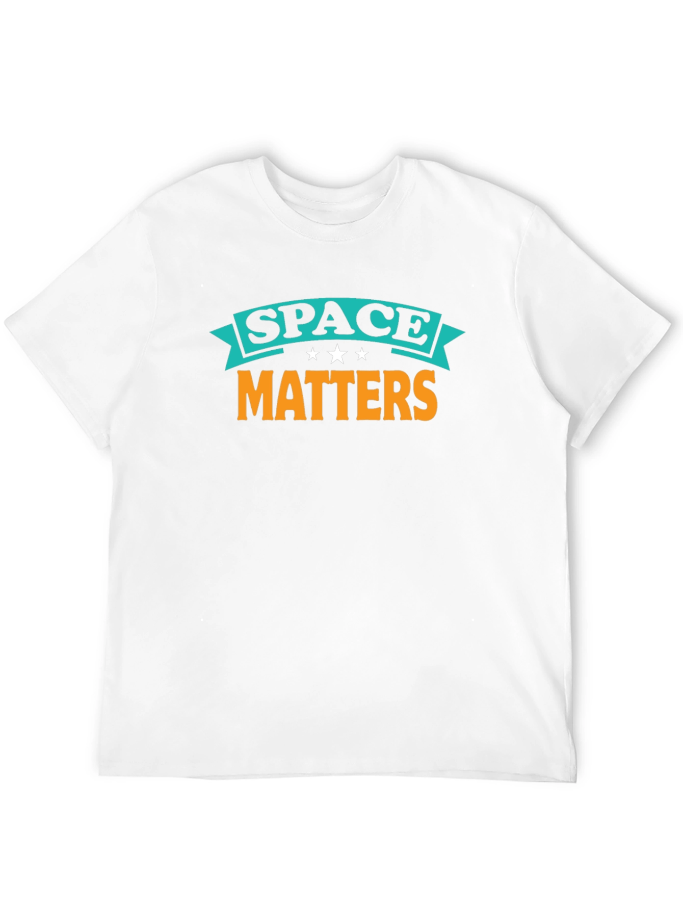 Space Matters Graphic Tee - Black Cotton T-Shirt