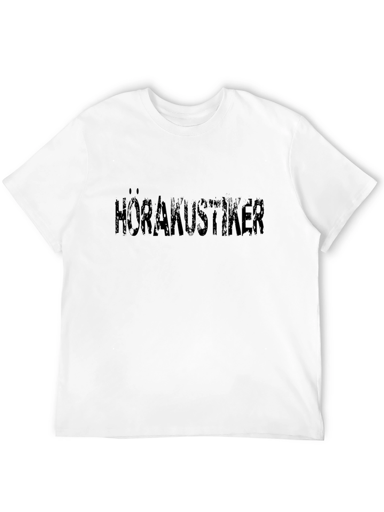 Hörakustiker Graphic Tee - Black Cotton T-Shirt