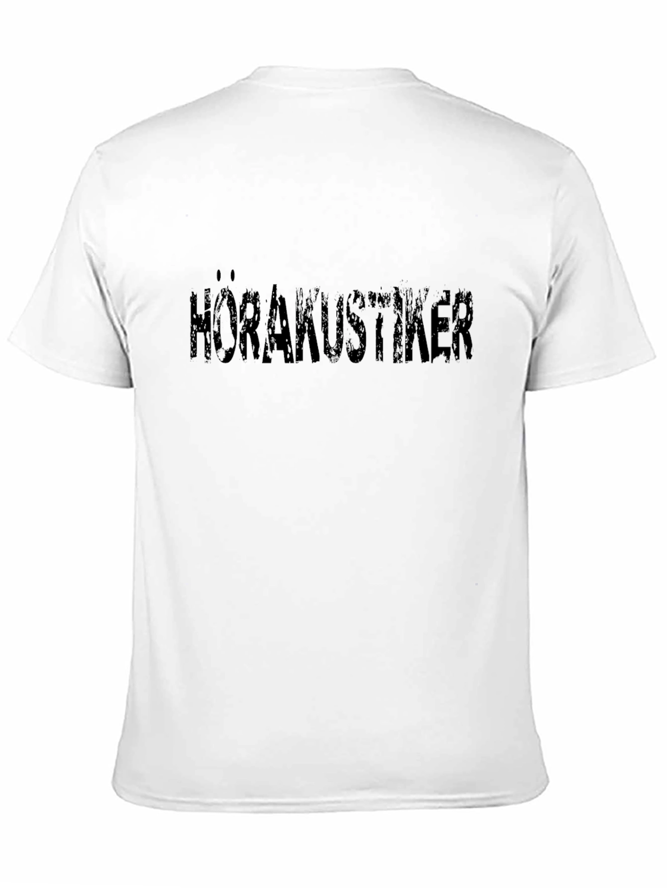 Hörakustiker Graphic Tee - Black Cotton T-Shirt