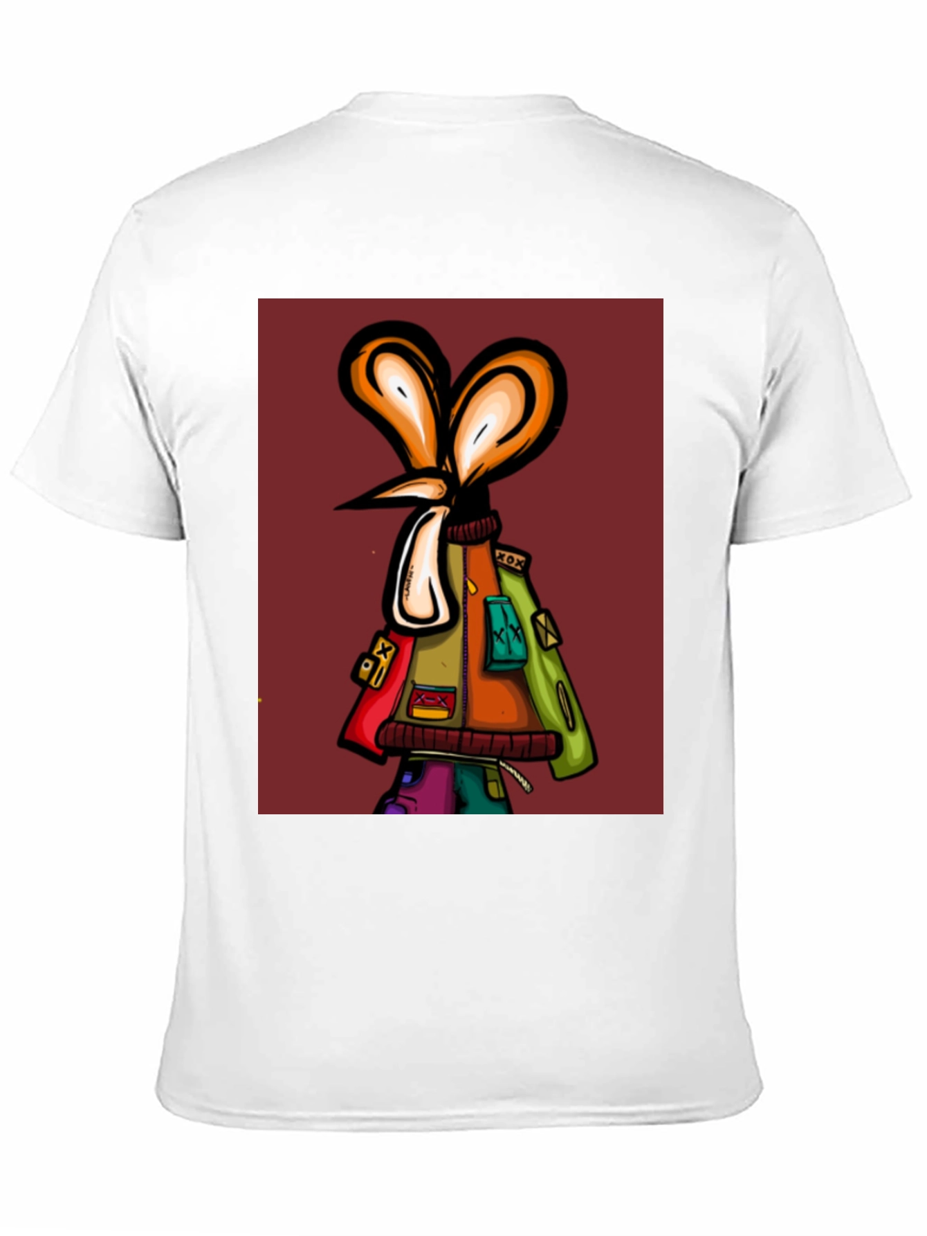 Unique Graphic Print Black T-Shirt