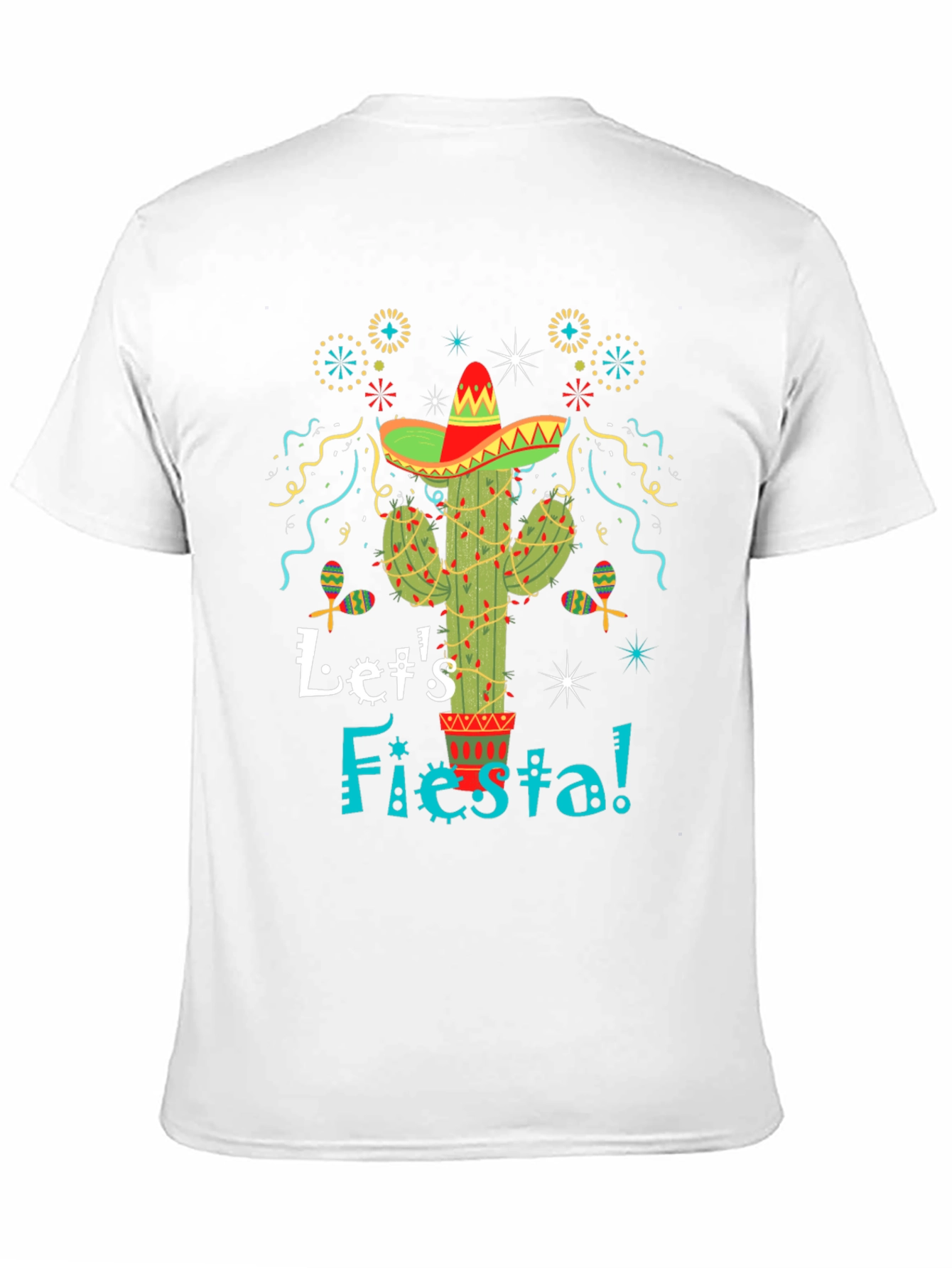 Lets Fiesta Cactus Graphic Tee