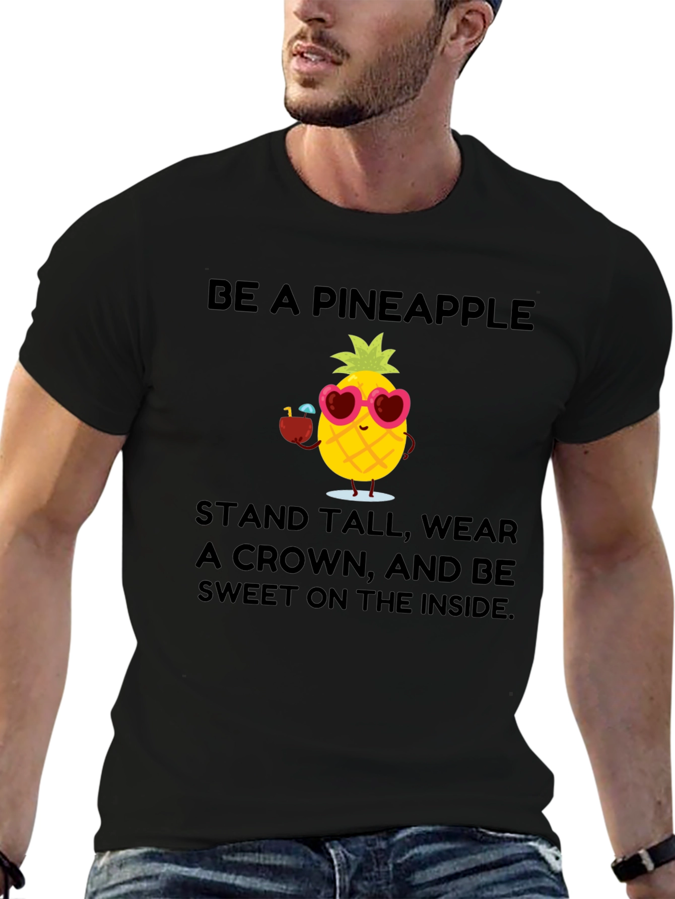 Be a Pineapple Graphic T-Shirt