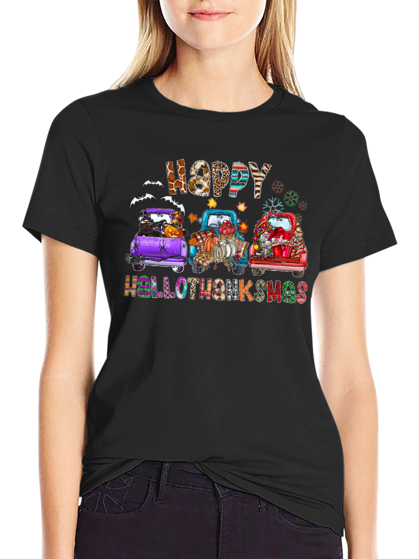 Hollothanksmas Truck T-Shirt