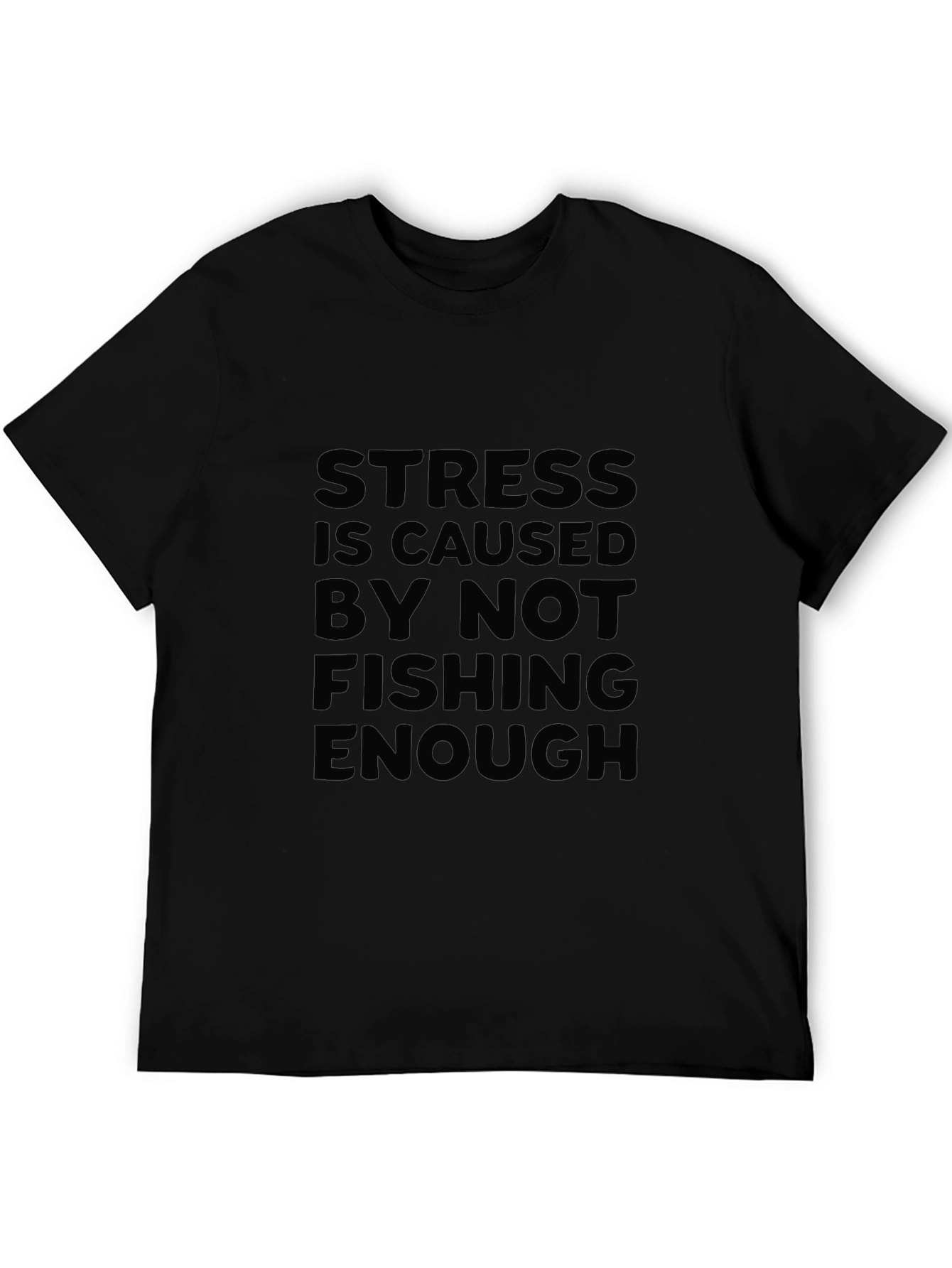 Stress Fishing T-Shirt - Fishermans Humor Tee