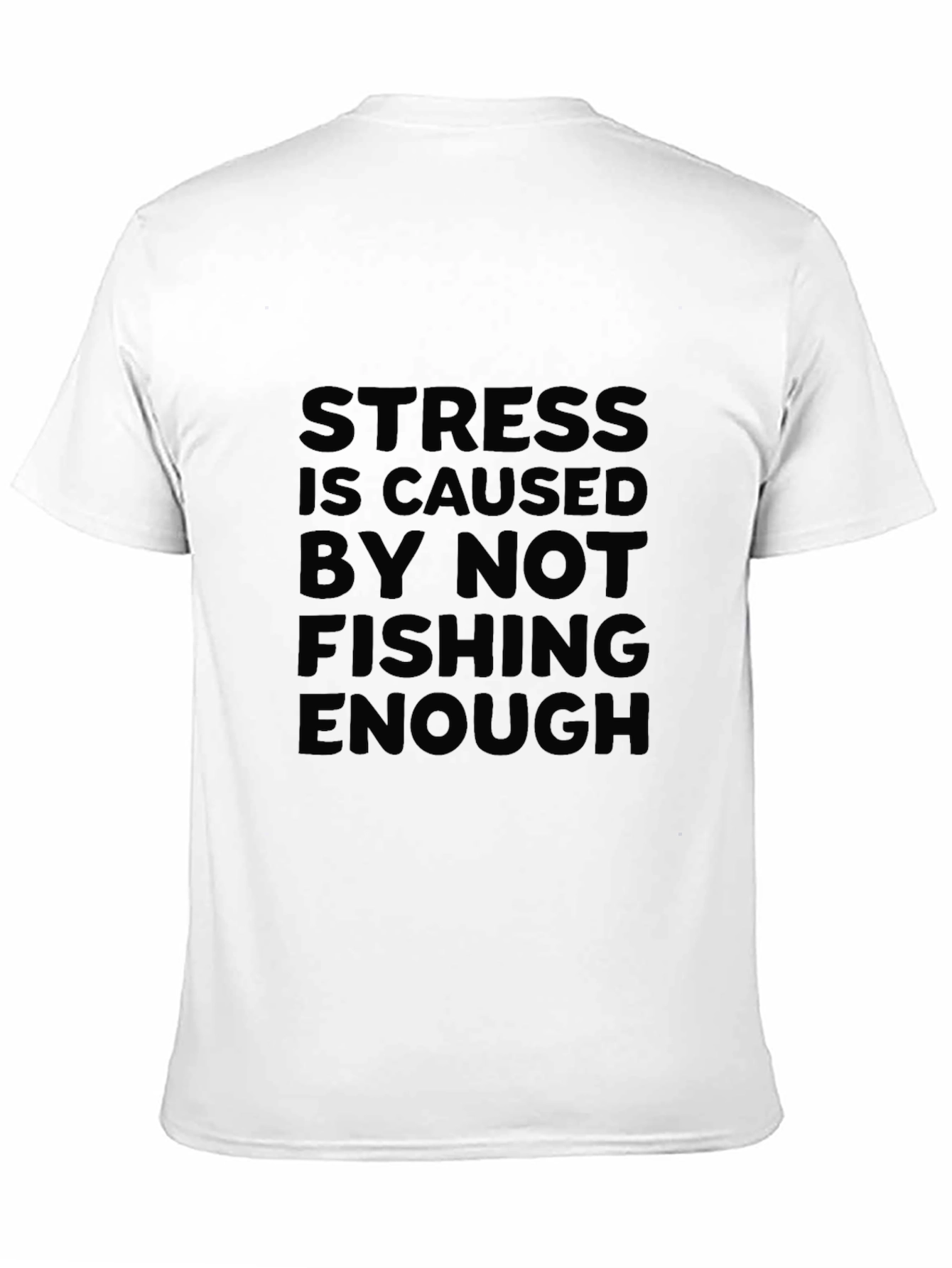 Stress Fishing T-Shirt - Fishermans Humor Tee